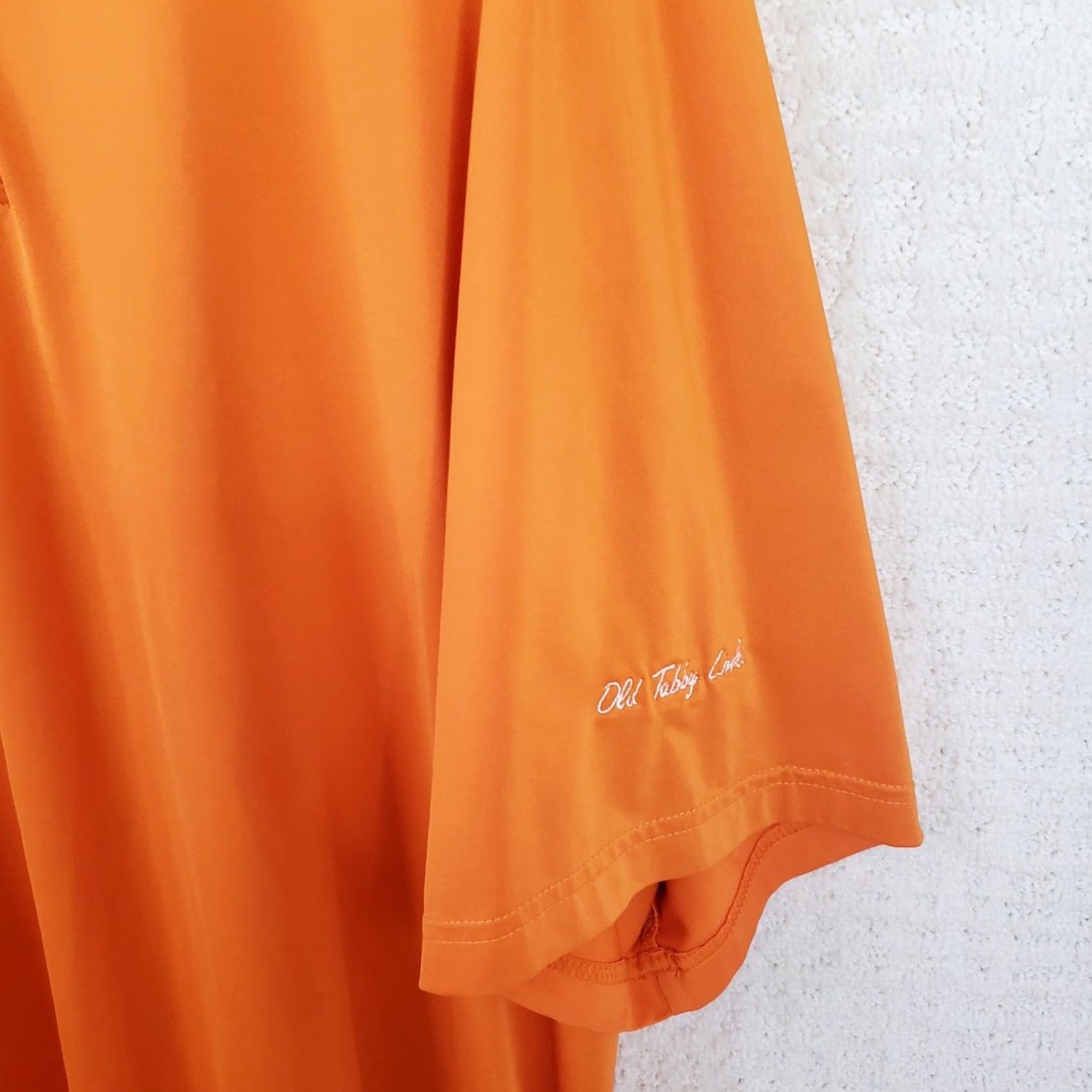 Footjoy FootJoy Polo Shirt Short Sleeve Moisure Wicking Orange XL Men Footjoy Golf Pos Old Tabby Links Polo Size US XL / EU 56 / 4 - 6 Thumbnail