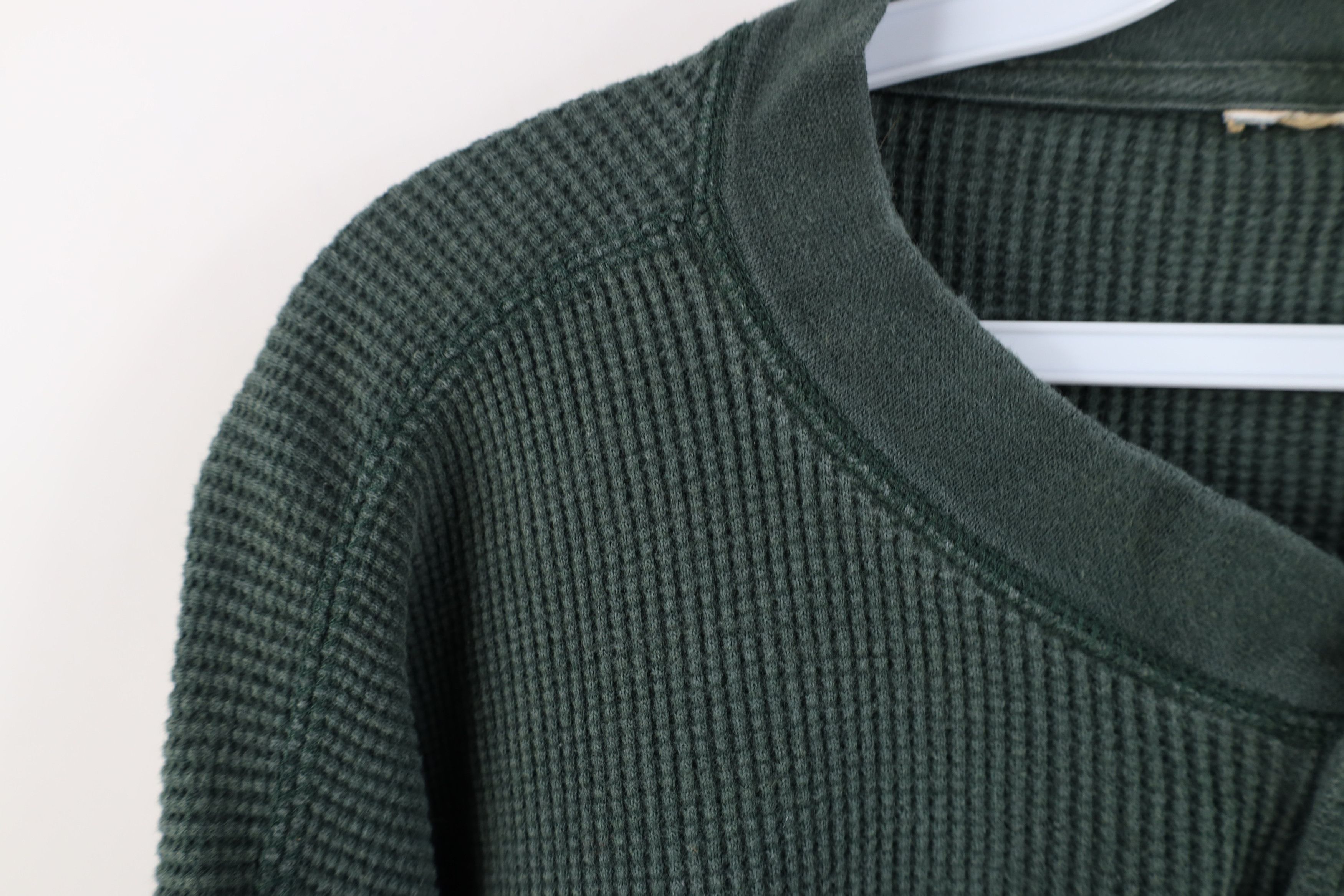 Vintage Vintage 90s Streetwear Waffle Long Sleeve Henley T-Shirt Size US XXL / EU 58 / 5 - 6 Thumbnail