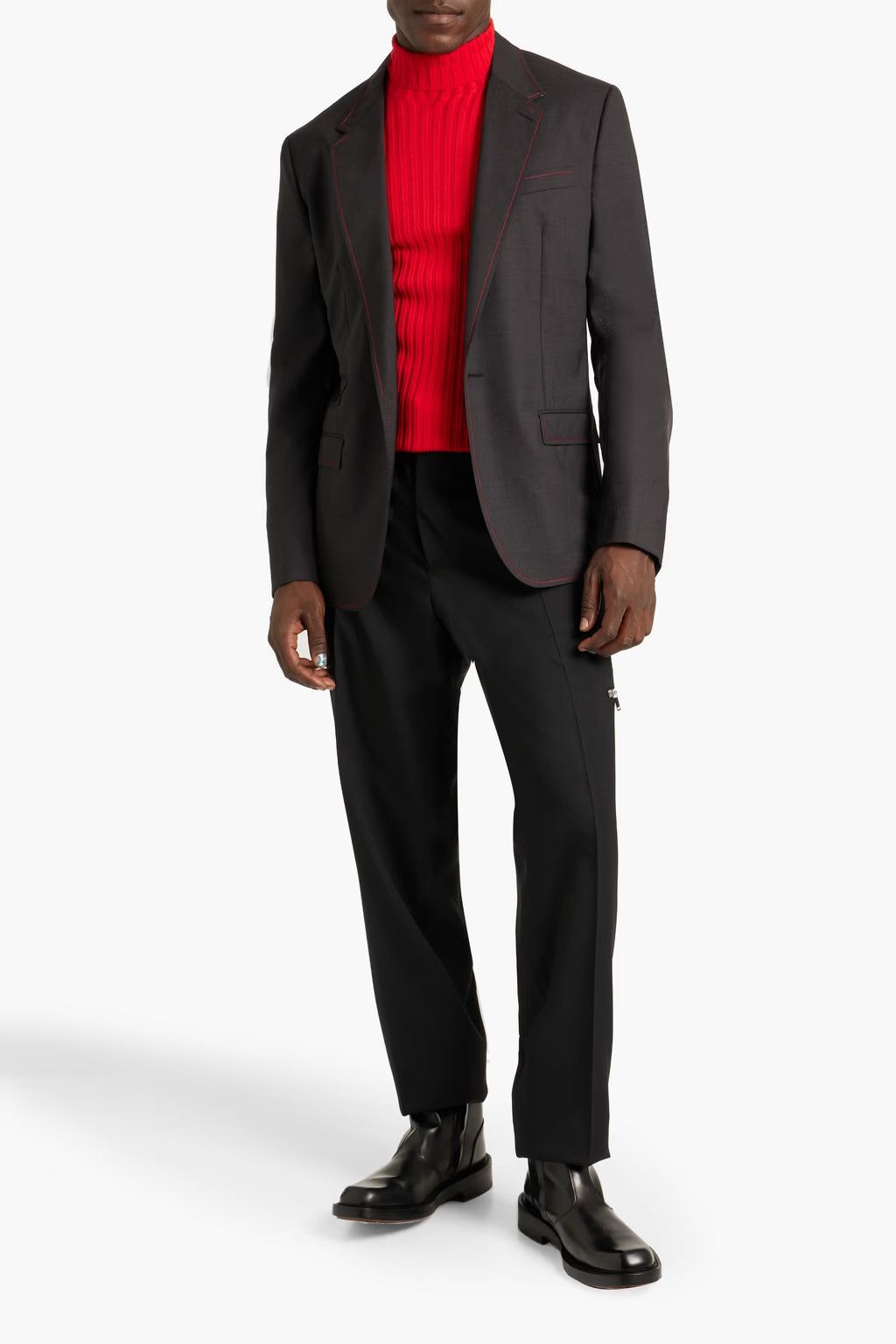 Dolce & Gabbana o1y0125 Blazer in Charcoal Size US M / EU 48-50 / 2 - 2 Thumbnail