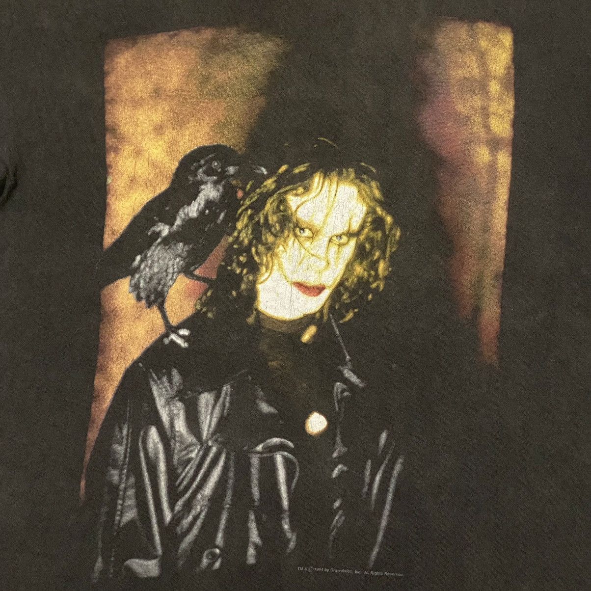 Vintage VINTAGE 90S THE CROW BRANDON LEE MOVIE T-SHIRT Size US L / EU 52-54 / 3 - 7 Thumbnail