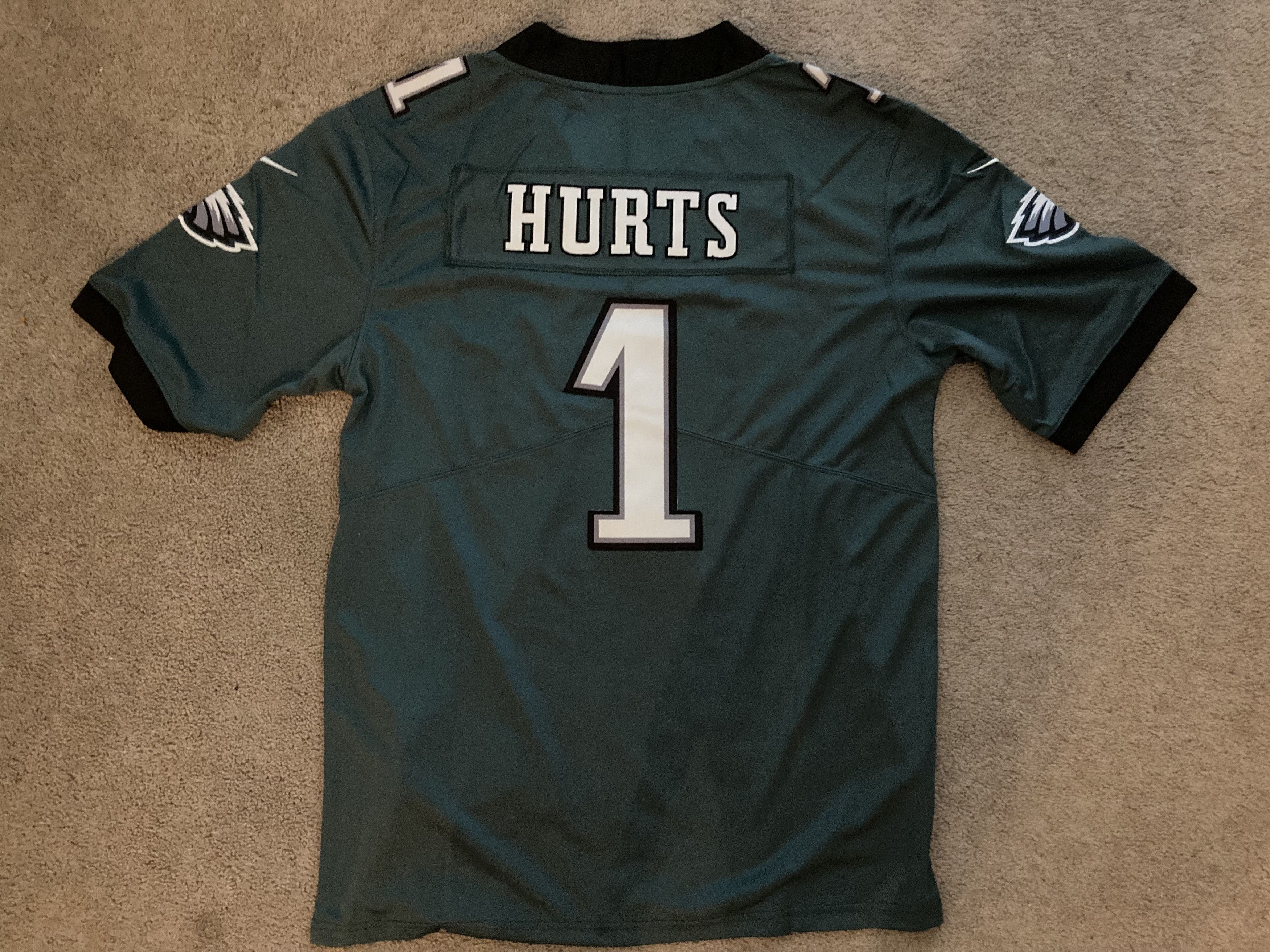 Nike Mens Stitched Nike Jersey - Jalen Hurts - Eagles - Size S Size US S / EU 44-46 / 1 - 2 Thumbnail