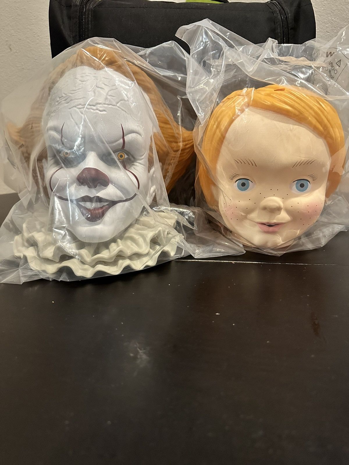 Pennywise & Good Guy Chucky Popcorn Buckets.