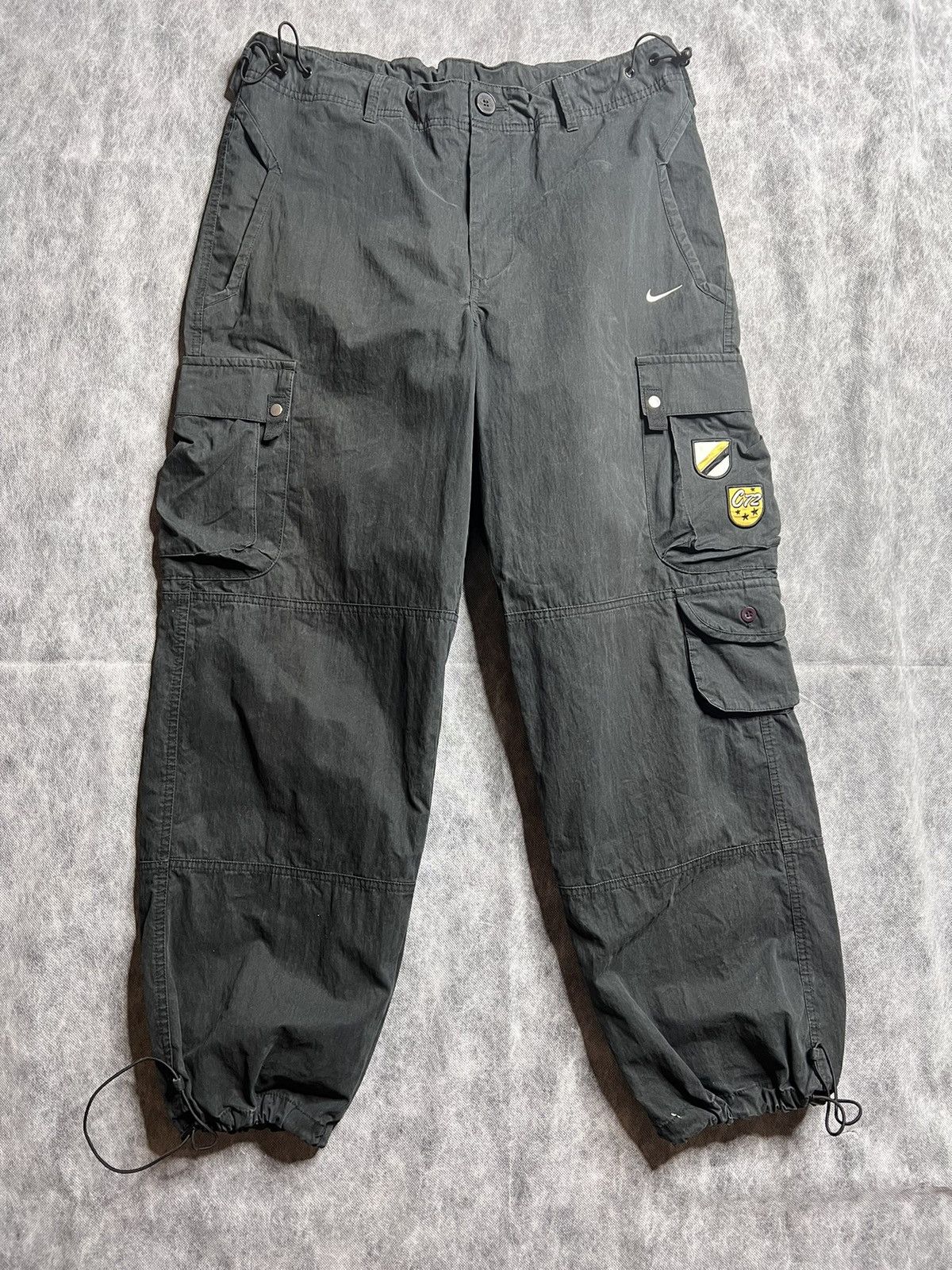 Nike Vintage Nike Cortez Cargo Nylon Track Pants Grailed