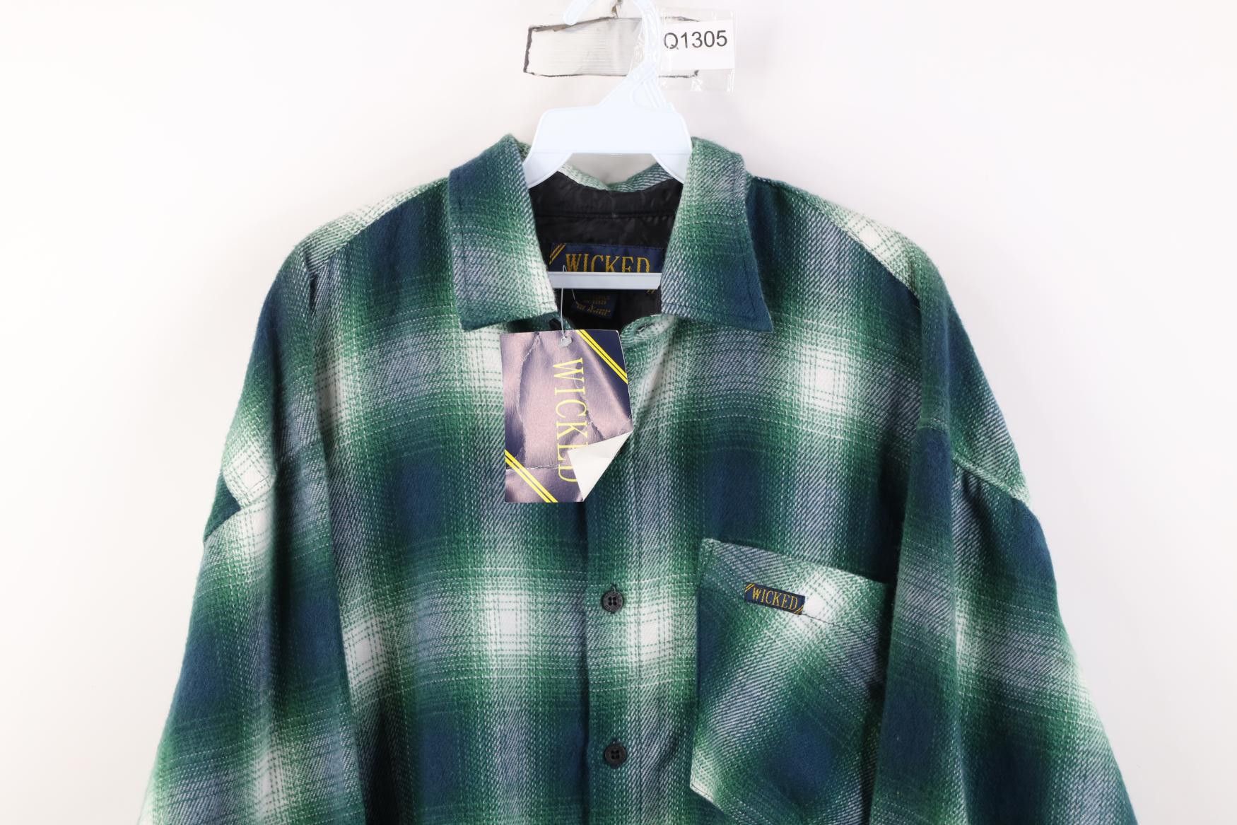 Vintage Deadstock Vintage 90s Streetwear Knit Collared Button Shirt Size US L / EU 52-54 / 3 - 2 Thumbnail