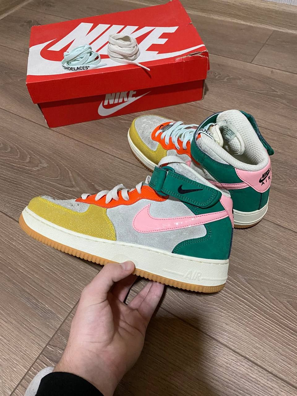 Nike glamour Nike Air Force 1 Mid NH Shoes Coconut Size US 8.5 / EU 41-42 - 2 Thumbnail