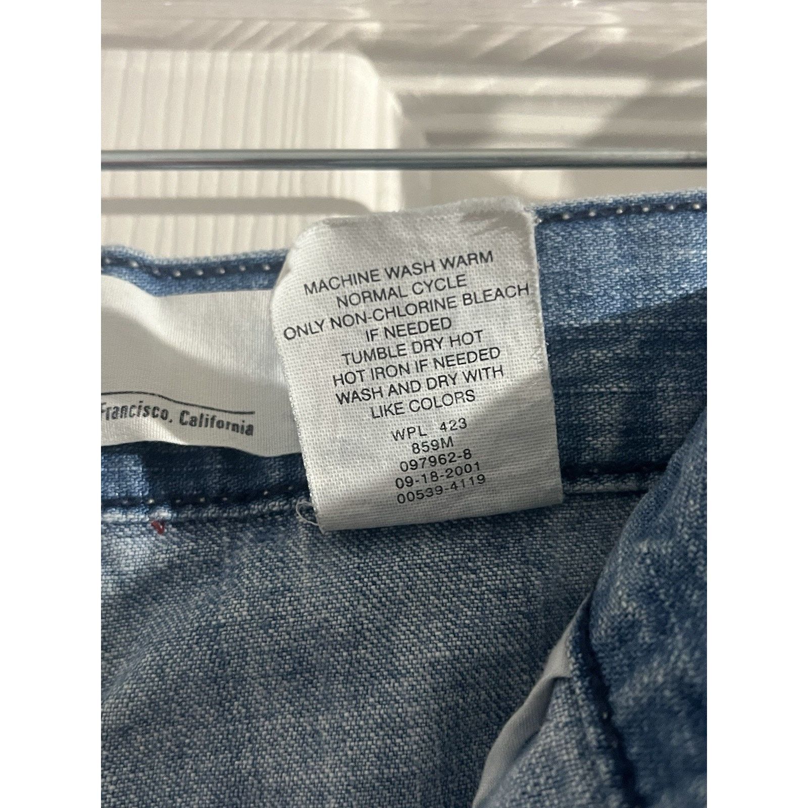 Levi's Y2K/Vtg Levi's Workwear Carpenter Jeans Straight Denim 36x34 Size US 36 / EU 52 - 4 Thumbnail