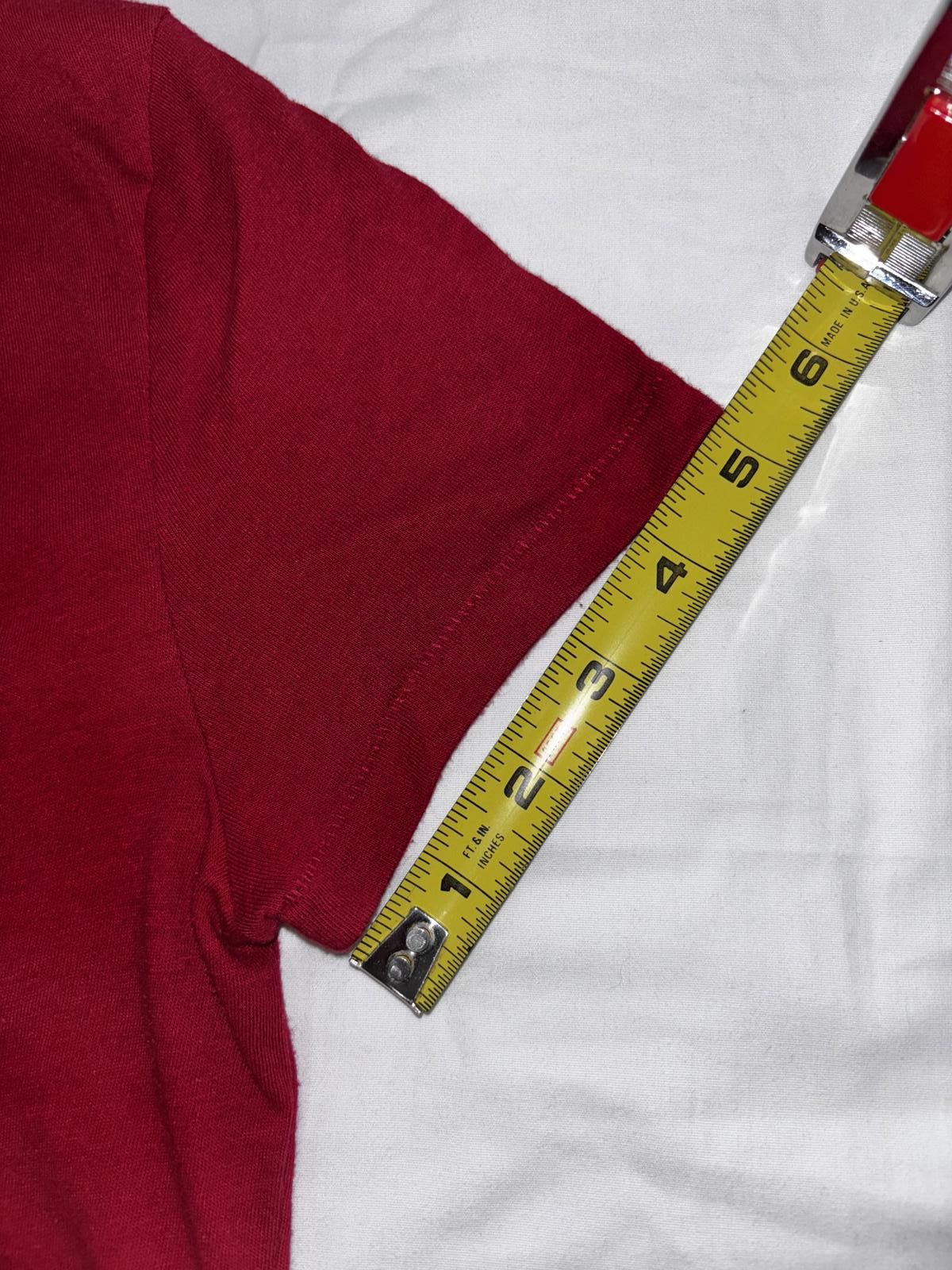 Designer Arizona Cardinals Women's V-Neck Tee - Red with Sequins Size ONE SIZE - 8 Thumbnail