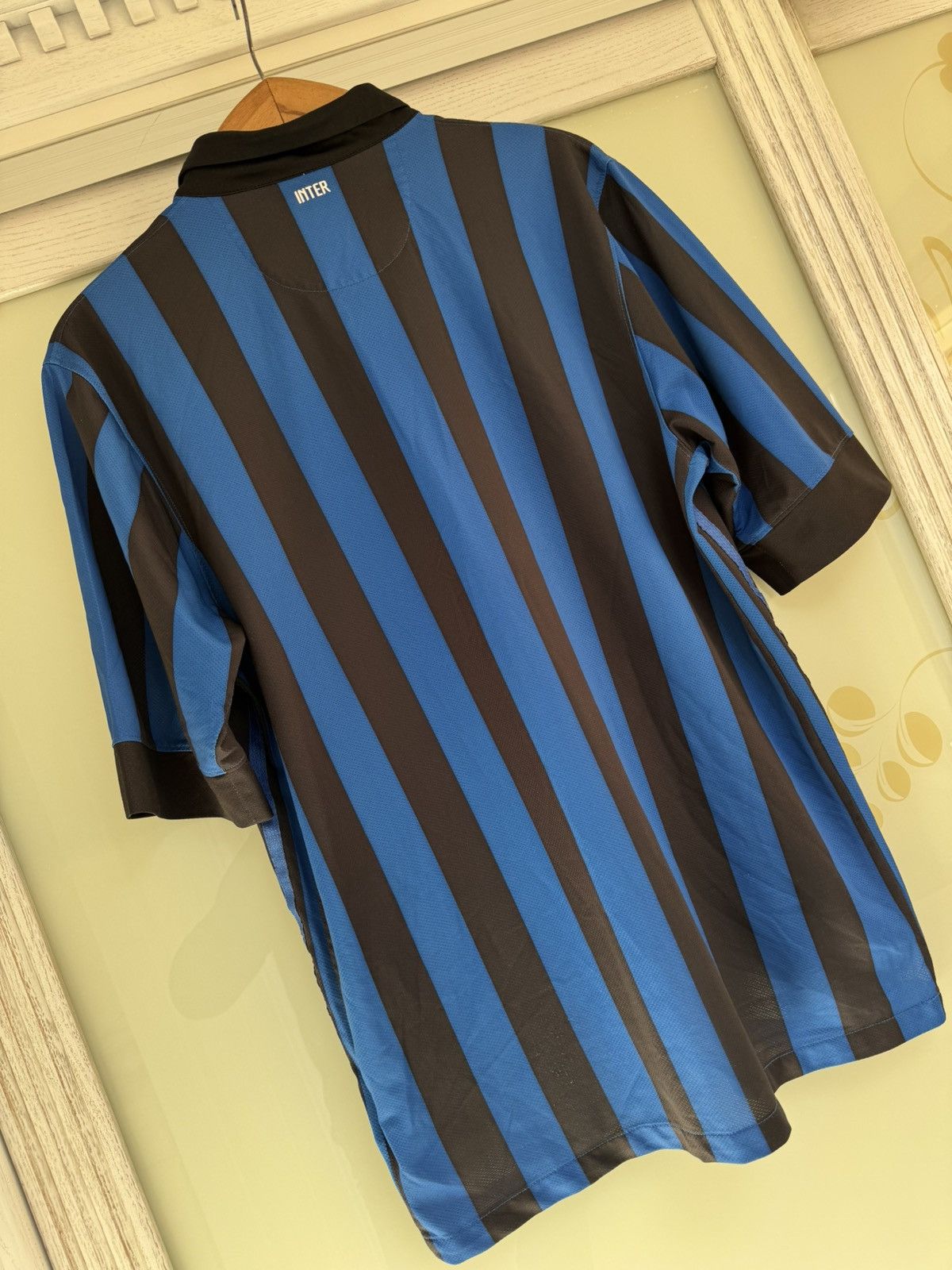 Nike Inter Milan 2011-2012 Home Soccer Jersey Football Kit Shirt Size US L / EU 52-54 / 3 - 10 Thumbnail