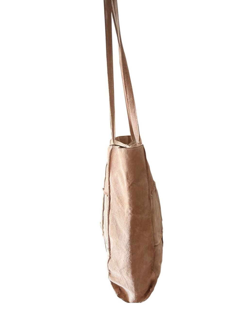 Chanel Vintage Chanel Suede Leather Tote Bag Size ONE SIZE - 3 Thumbnail