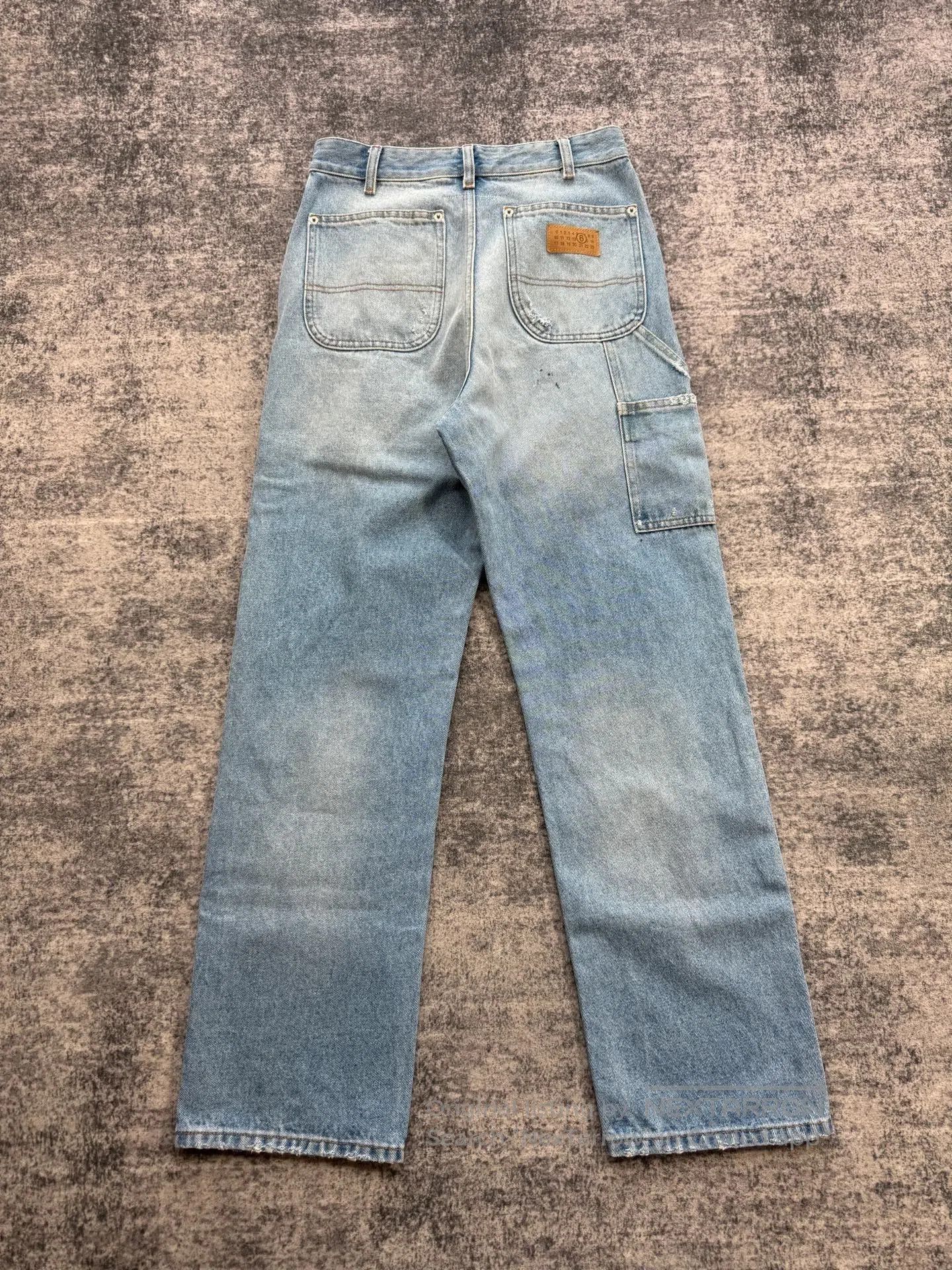 MM6 MM6 SS25 Distressed Ripped Jeans. Size 25" / US 0 / IT 36 - 2 Thumbnail