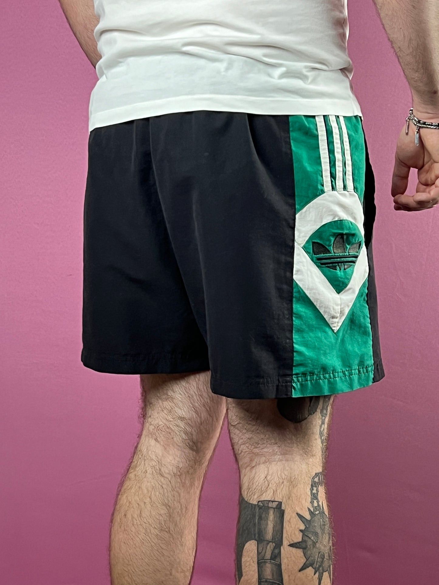 Adidas × Vintage 90s Adidas Vintage Men's Sport Shorts - L Size US 34 / EU 50 - 3 Thumbnail