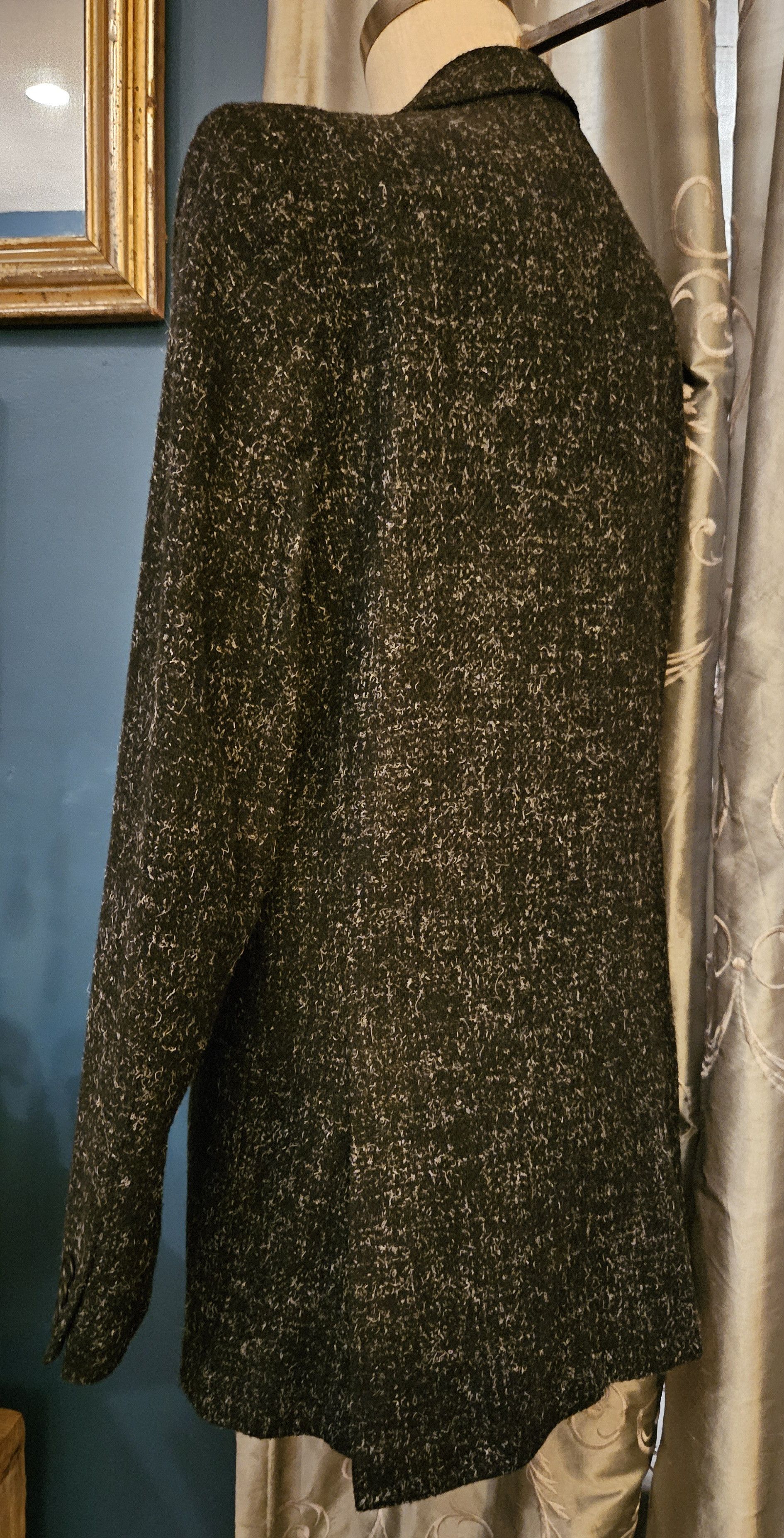 Black with Gray Flecks- Blazer Sz. 40 R Von Furstenberg