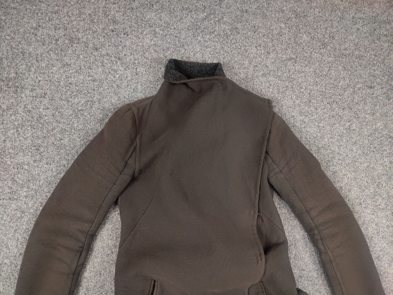 Masnada Masnada asymmetric clasp Wool coat Jacket Faded Color MA+ Size S / US 4 / IT 40 - 8 Thumbnail