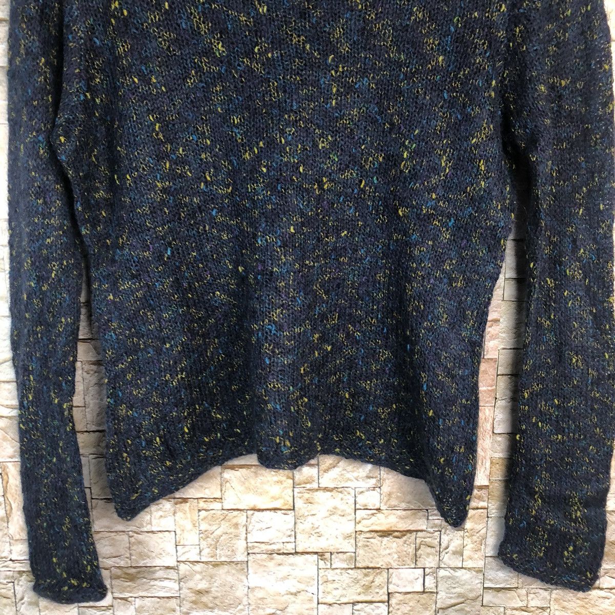Homespun Knitwear × Japanese Brand Japanese Brand Darkblue Knitwear #A898 Size S / US 4 / IT 40 - 6 Thumbnail