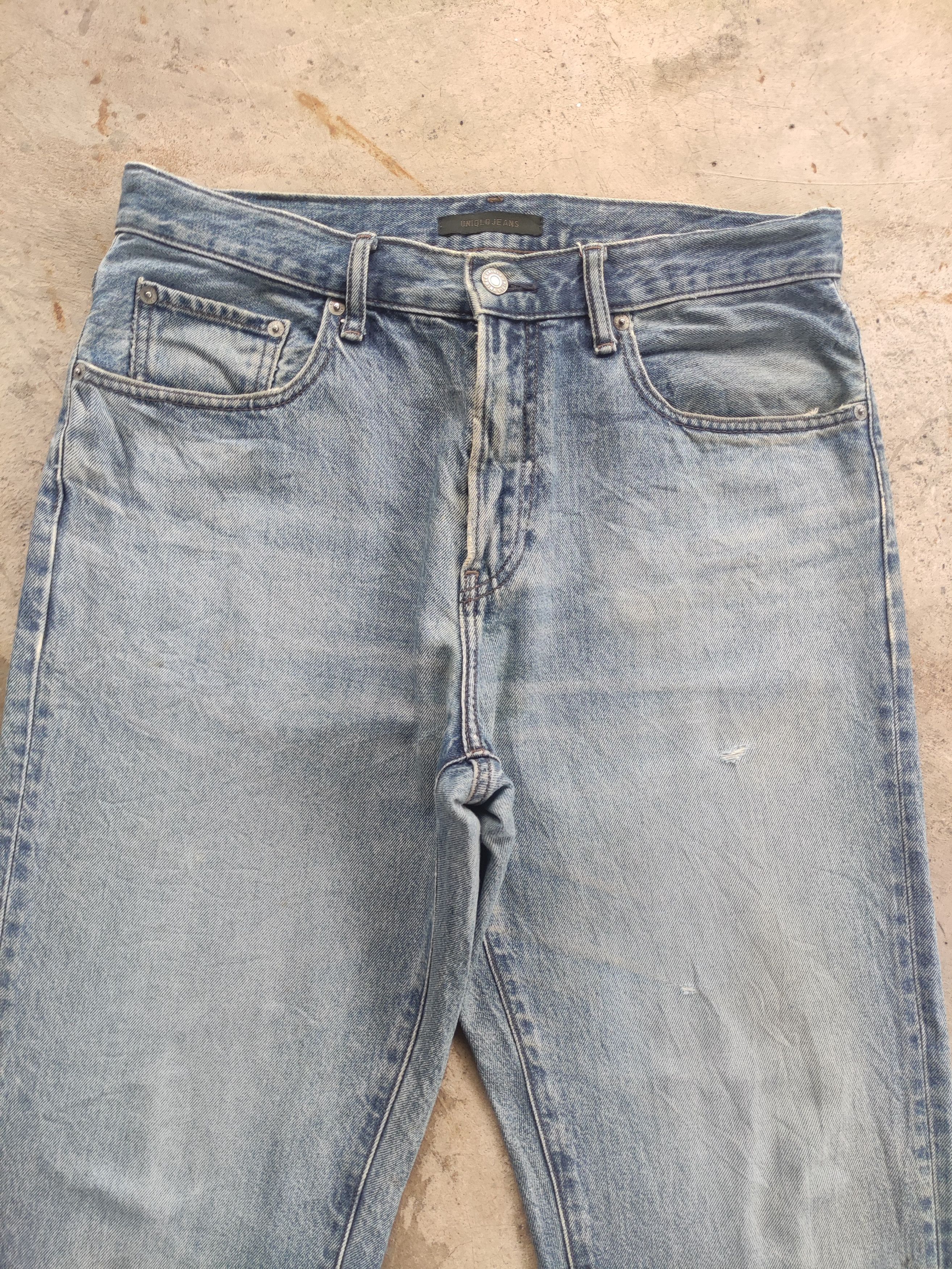 Japanese Brand Vintage Japanese Buggy Denim Distressed Faded Pants W34 Size US 34 / EU 50 - 3 Thumbnail