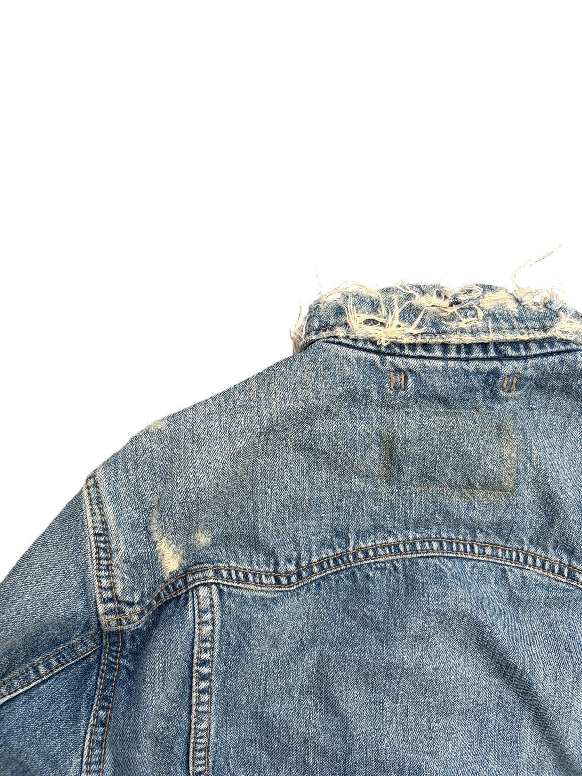 GOA RARE💥GOA NIMES SELVEDGE RUSTY PUNK DOSTRESSED DENIM JACKET Size US M / EU 48-50 / 2 - 17 Thumbnail