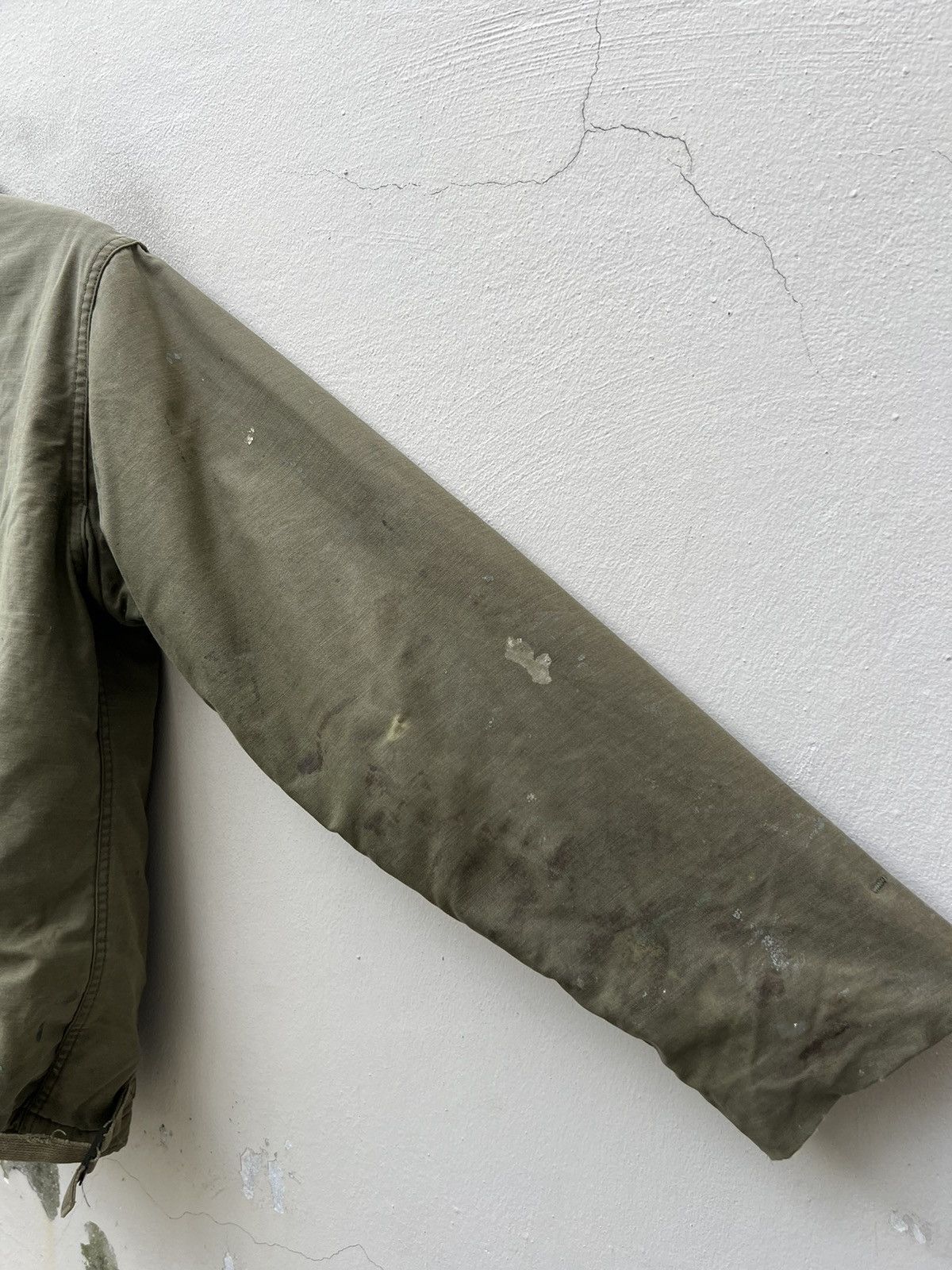 Vintage VTG Trashed US Navy Permeable A-2 Cold Weather Deck Jack Size US M / EU 48-50 / 2 - 17 Thumbnail