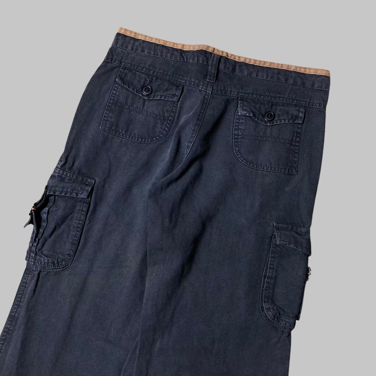 Hysteric Glamour × Japanese Brand BASIC BRAND Cargo Bondage Baggy Wash Pants Size US 28 / EU 44 - 4 Thumbnail