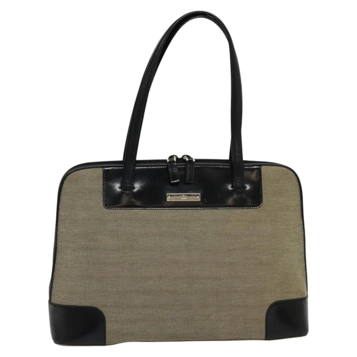 Gucci GUCCI Tote Bag Canvas Leather Gray Black Silver 002 002 Size ONE SIZE - 2 Thumbnail