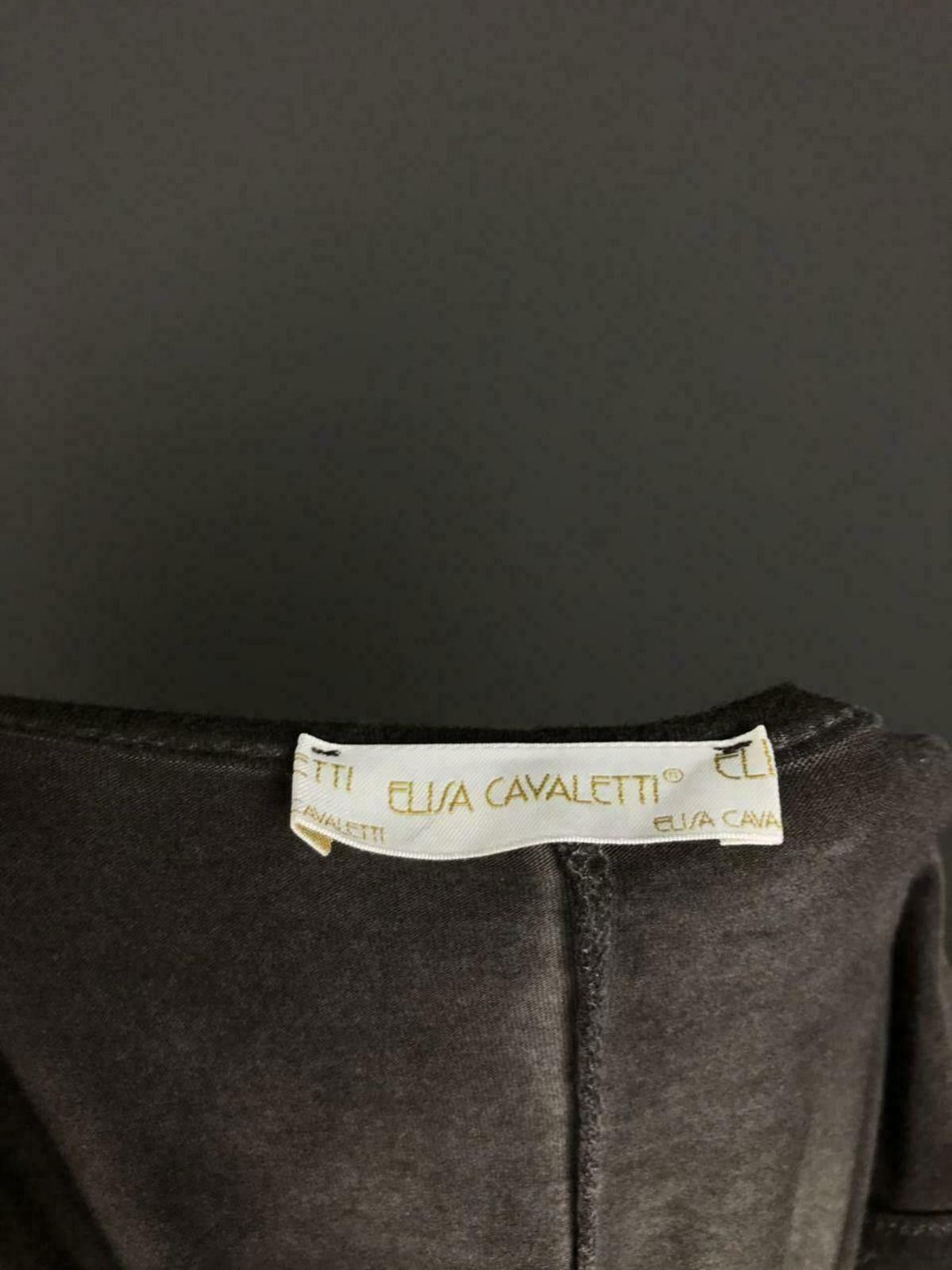 Designer Elisa Cavalleti Designer Grey Knee Dress Size M / 2 Size M / US 6-8 / IT 42-44 - 9 Thumbnail