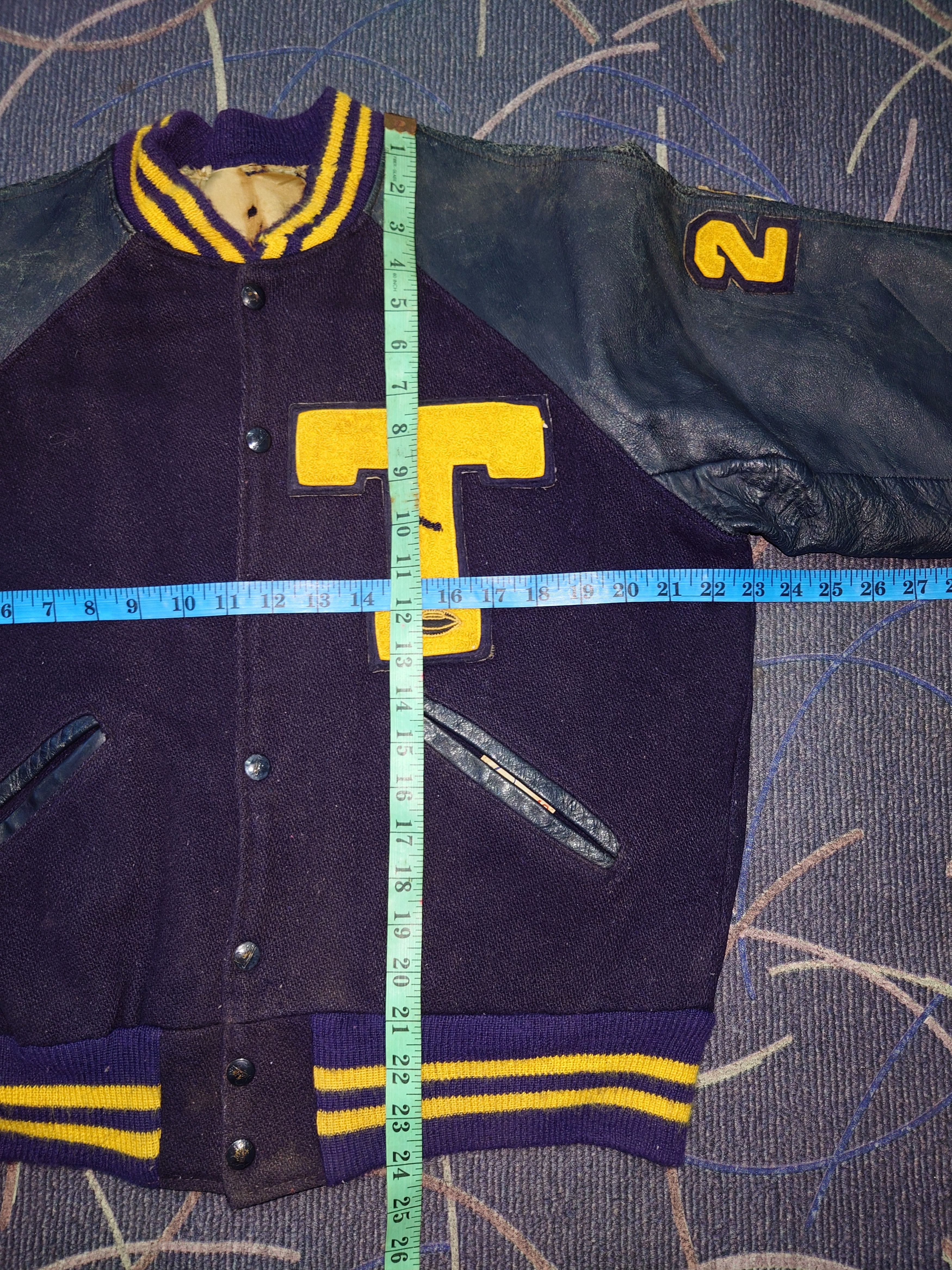 Vintage Vintage 70s Speedline Athletic Wear Letterman Jacket Size US L / EU 52-54 / 3 - 11 Thumbnail