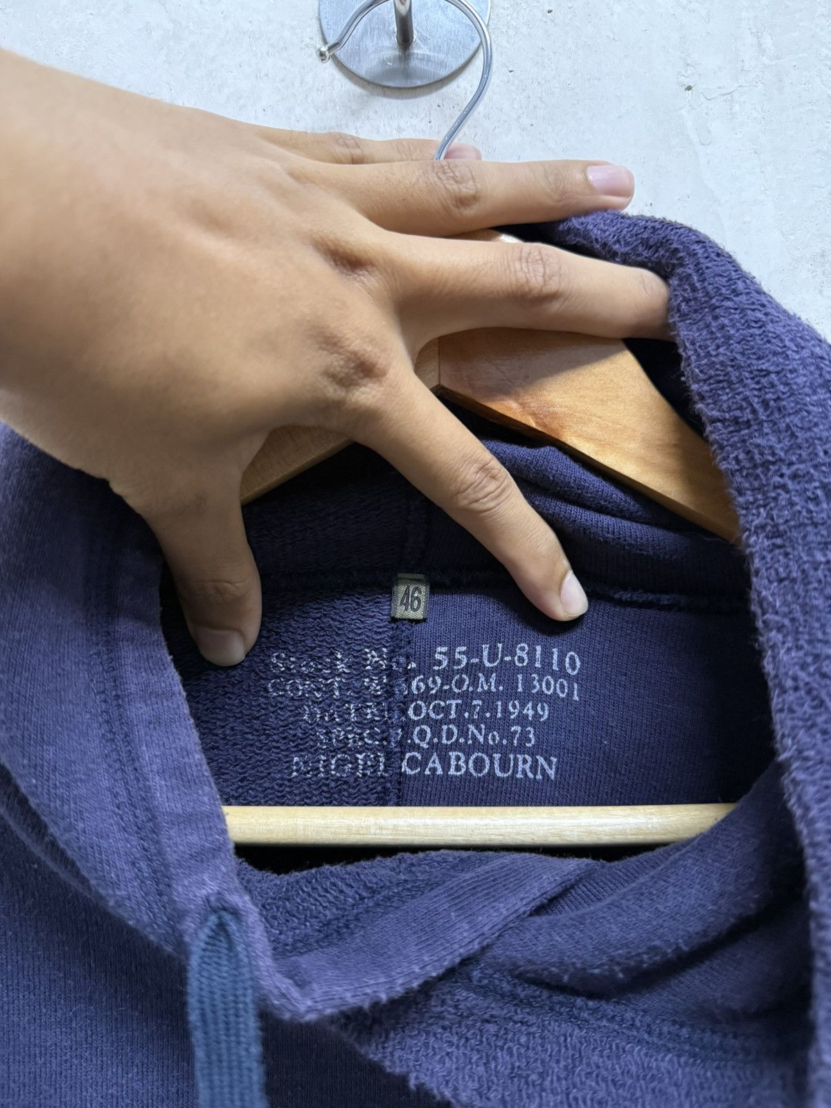 Nigel Cabourn Vintage Nigel Cabourn British Variant Texture Hoodie Size US L / EU 52-54 / 3 - 5 Thumbnail
