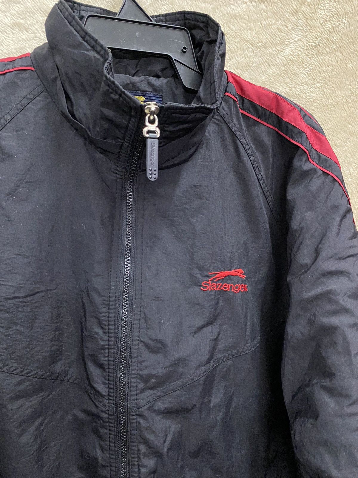 Japanese Brand SLAZENGER FULL ZIP Size US XXL / EU 58 / 5 - 2 Thumbnail