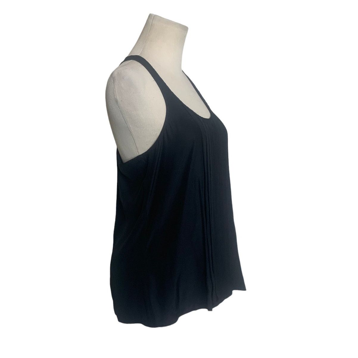 Parker Parker black silk racer back tank top size Small Size S / US 4 / IT 40 - 6 Thumbnail