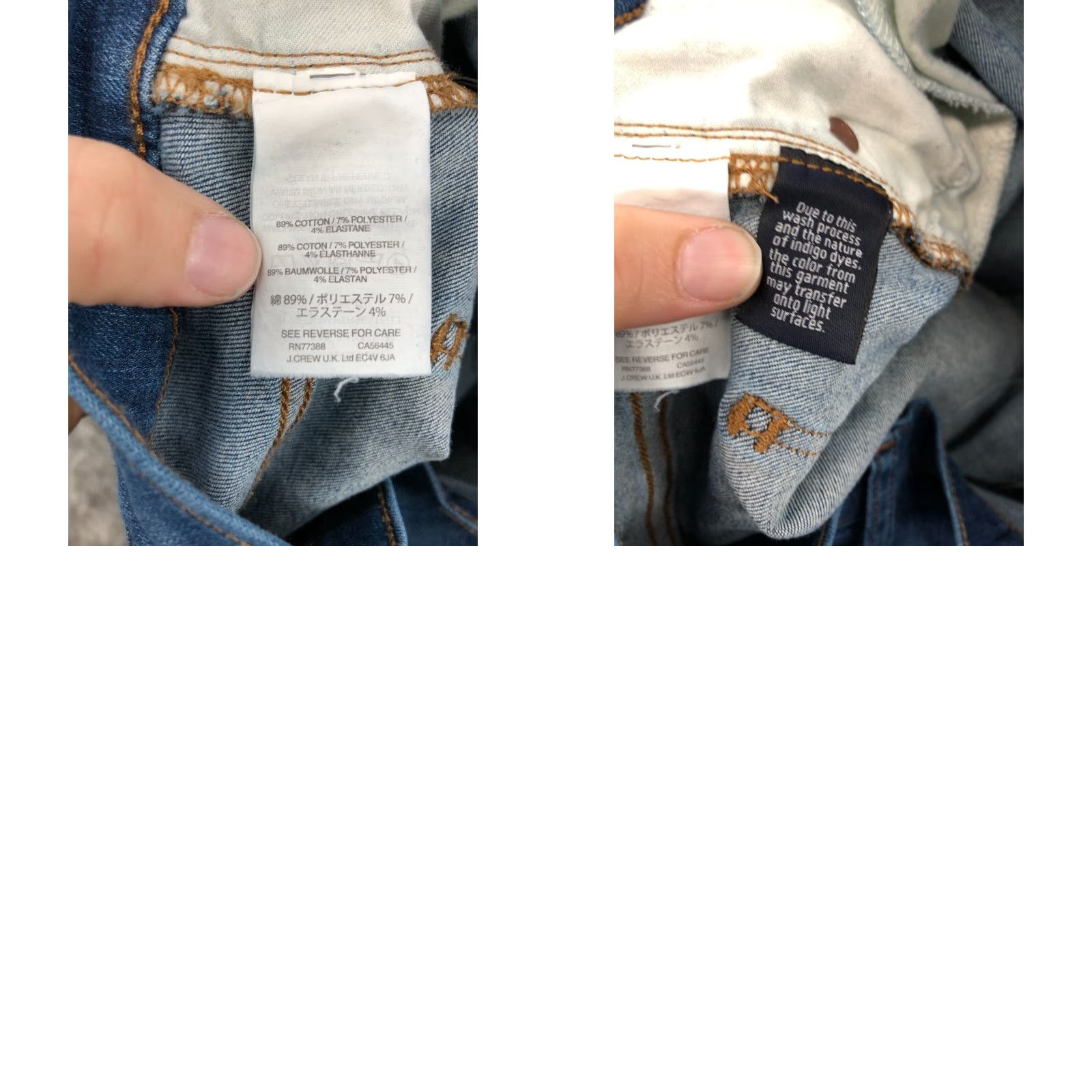 Madewell Madewell Jeans 8" Skinny Size 29 Tall Womens Medium Wash Blue Regular Rise 8.5-10.5 5-Pocket Denim Blue Mens? Size 29" - 9 Thumbnail