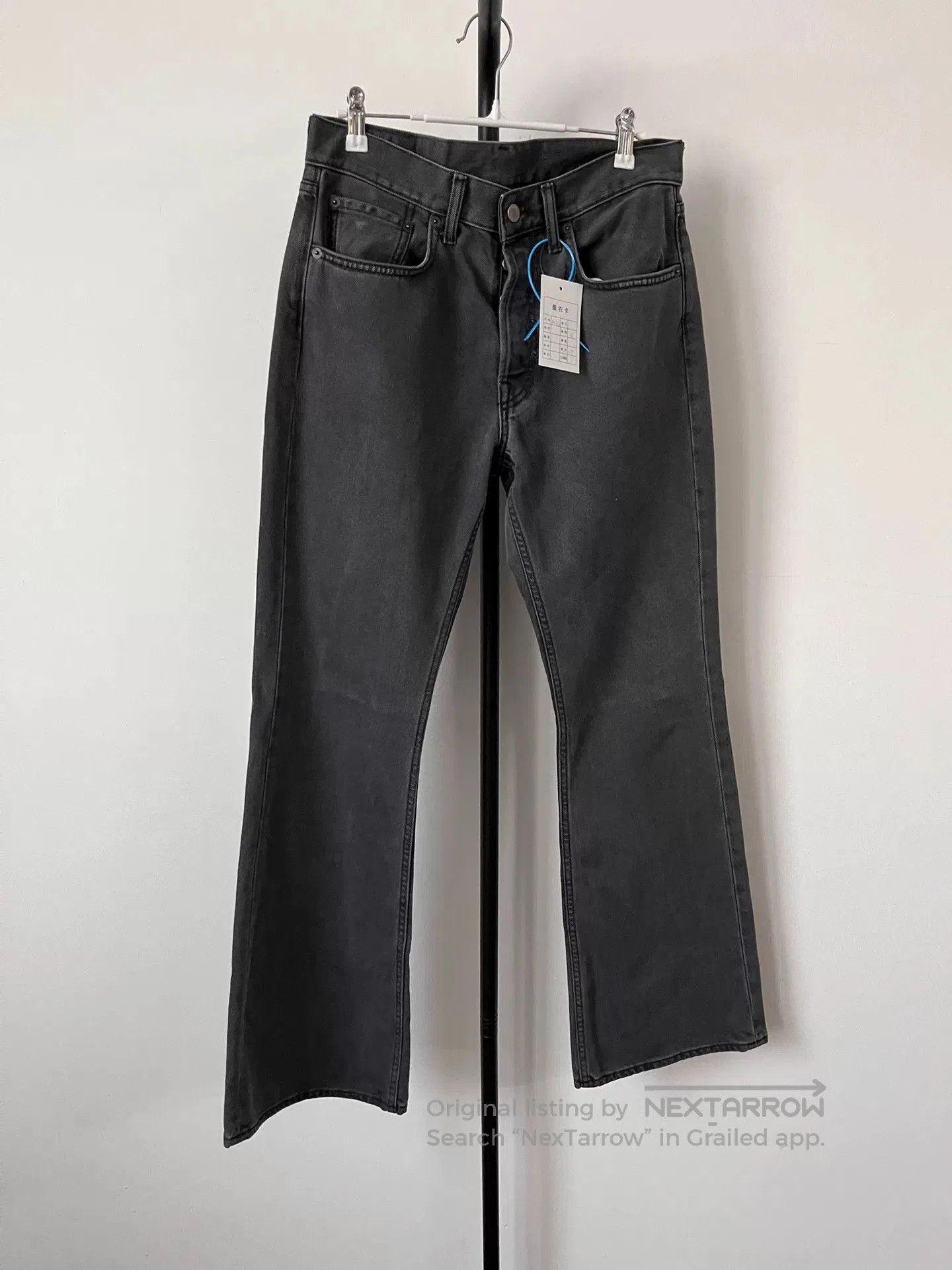 Acne Studios Acne Studios Men's Flared Dark Denim Pants. Size US 30 / EU 46 - 1 Thumbnail