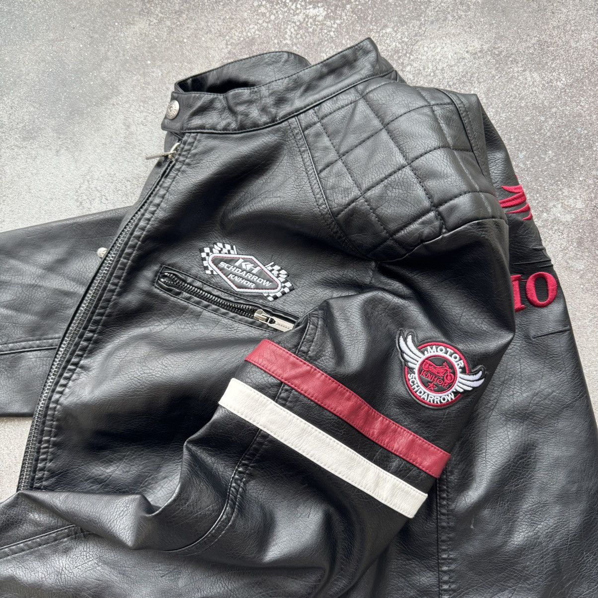 Hysteric Glamour Moto Racing Vintage Y2K Faux Leather Jacket Size US M / EU 48-50 / 2 - 13 Thumbnail