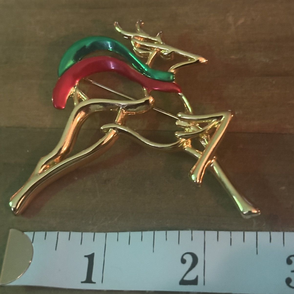Vintage Vintage Danecraft leaping reindeer brooch Size ONE SIZE - 3 Thumbnail