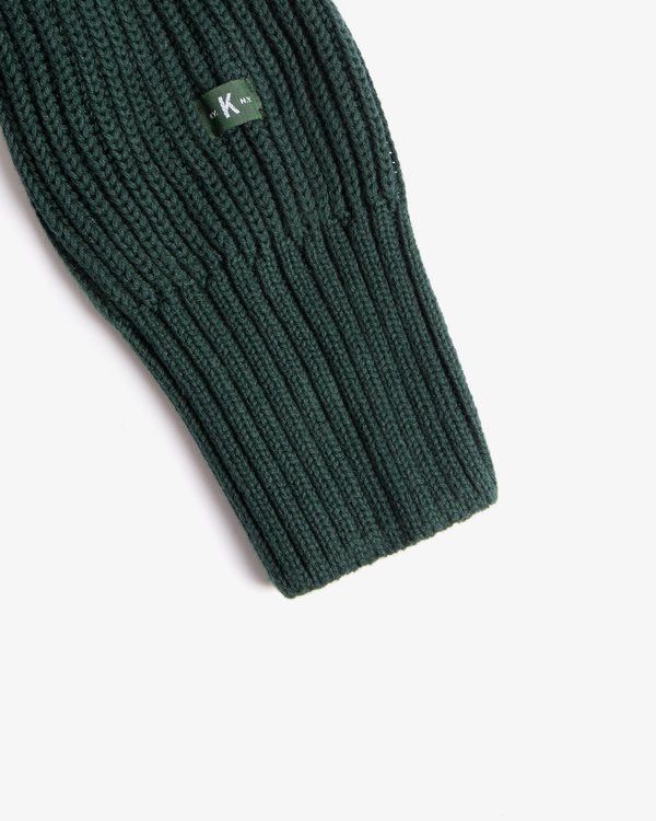 Knickerbocker Mfg Co 💚 Knickerbocker Heavy Rib Cotton Sweater Sycamore NEW Size US M / EU 48-50 / 2 - 3 Thumbnail