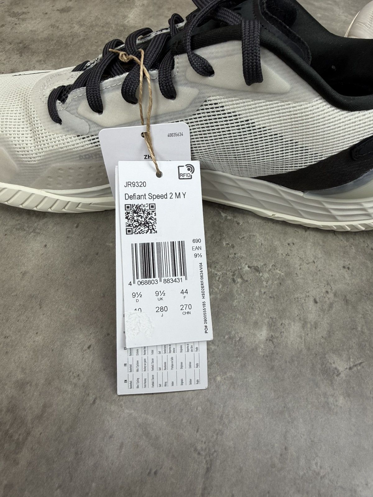 Y-3 Adidas Y-3 Yohji Yamamoto Defiant Speed 2 Tennis Shoes Us 10 Size US 10 / EU 43 - 10 Thumbnail