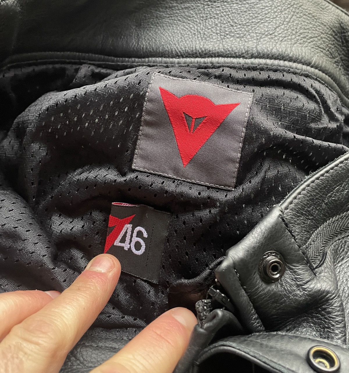 Dainese Dainese SF Pelle Black Leather Perf Motorcycle Armored Pants Size US 30 / EU 46 - 15 Thumbnail