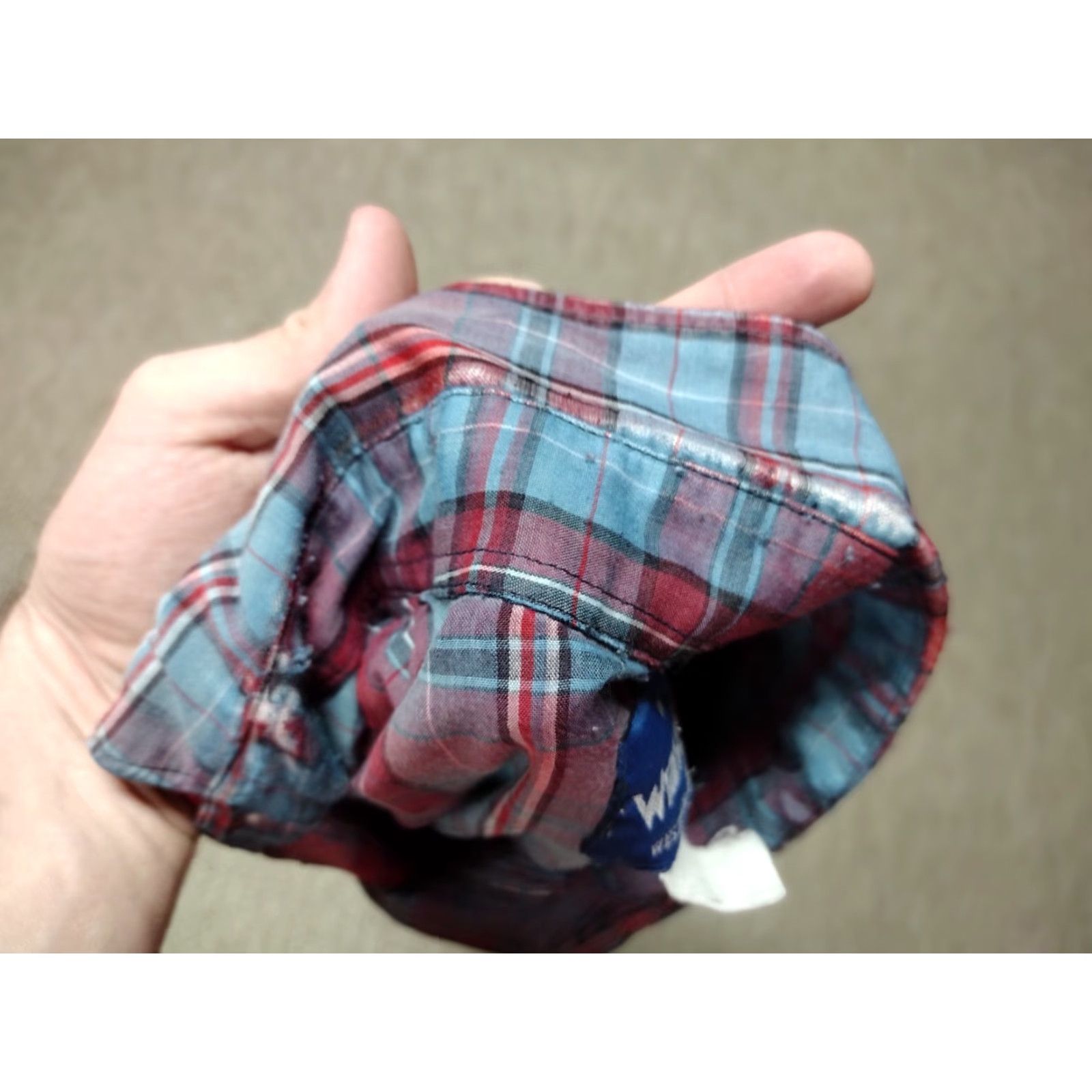 Wrangler VINTAGE Wrangler Western Snap Shirt Plaid Distress M Mens Shirt Size US M / EU 48-50 / 2 - 3 Thumbnail