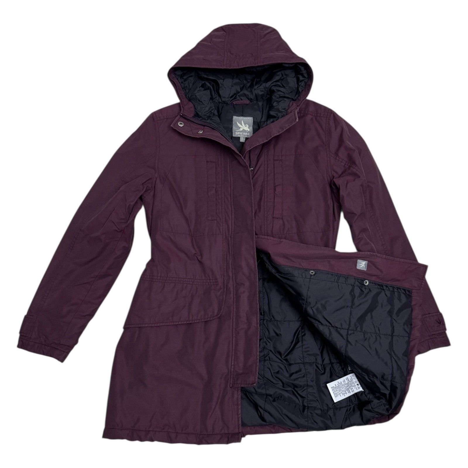 I. Spiewak And Sons SPIEWAK Luxury Designer Long Winter Parka Jacket Coat Large Size L / US 10 / IT 46 - 1 Thumbnail
