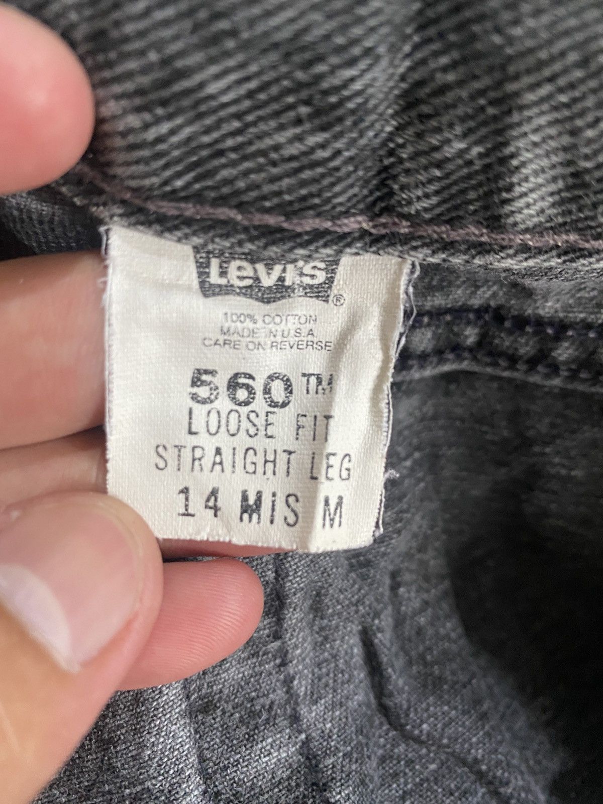 Levi's VINTAGE LEVIS 560 USA Size US 33 - 19 Thumbnail