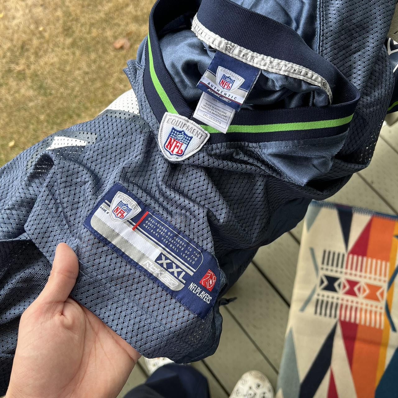NFL Seattle Seahawks Reebok Darryl Tapp Jersey Size US XXL / EU 58 / 5 - 5 Thumbnail