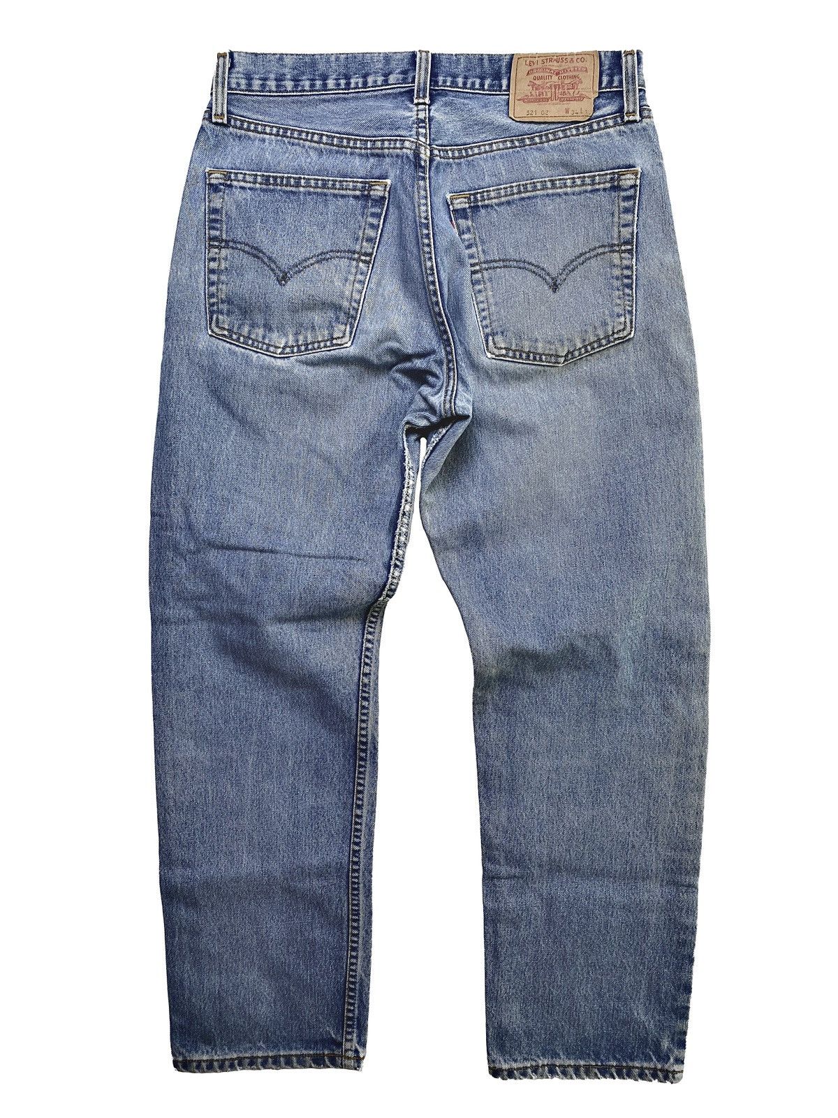 Levi's Vintage Levis 521s Thrashed and Repaired/Darned W32 L30 Size US 32 / EU 48 - 3 Thumbnail