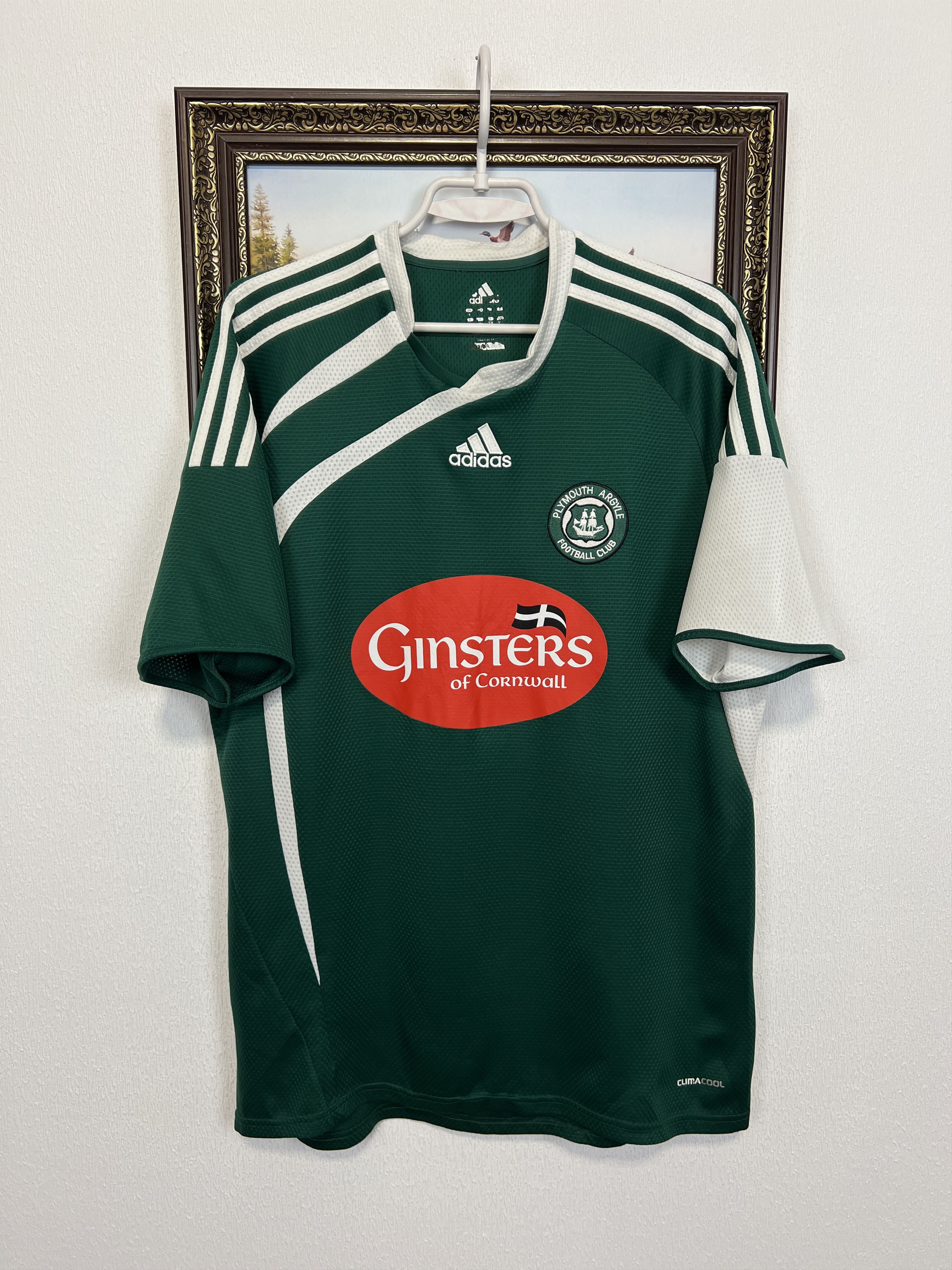 Adidas Plymouth Argyle Home football shirt Soccer Jersey Trikot Size US L / EU 52-54 / 3 - 1 Thumbnail