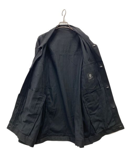 Yohji Yamamoto B Yohji Yamamoto tape logo denim jacket Size US S / EU 44-46 / 1 - 3 Thumbnail
