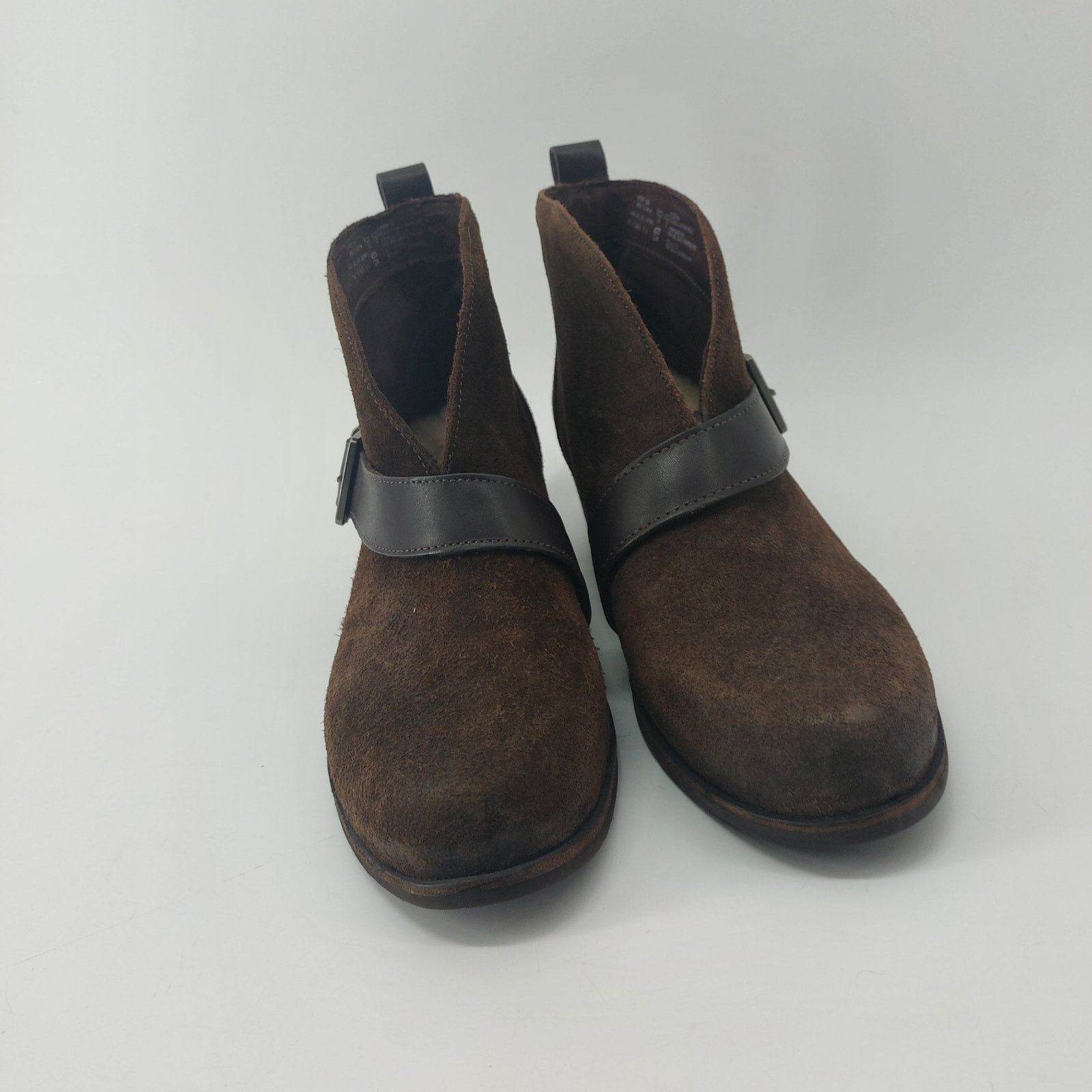 Ugg Ugg Wright Belted Brown Suede Leather Booties Womens Sz 8.5 Size US 8.5 / IT 38.5 - 4 Thumbnail