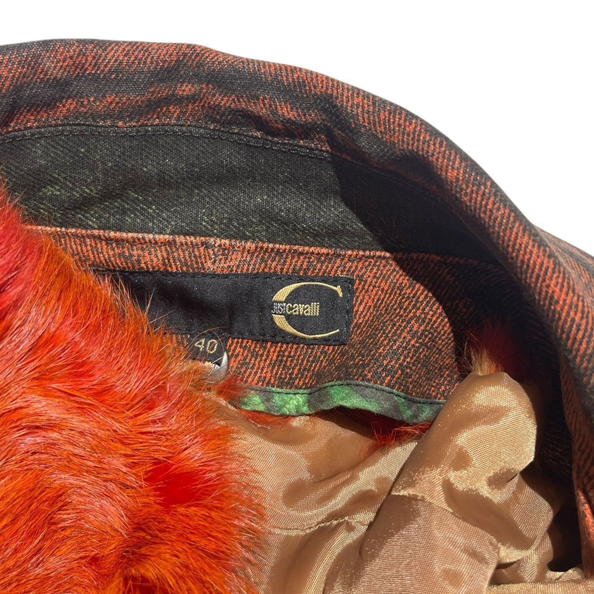 Just Cavalli × Roberto Cavalli Fur ombre trench coat Size S / US 4 / IT 40 - 3 Thumbnail