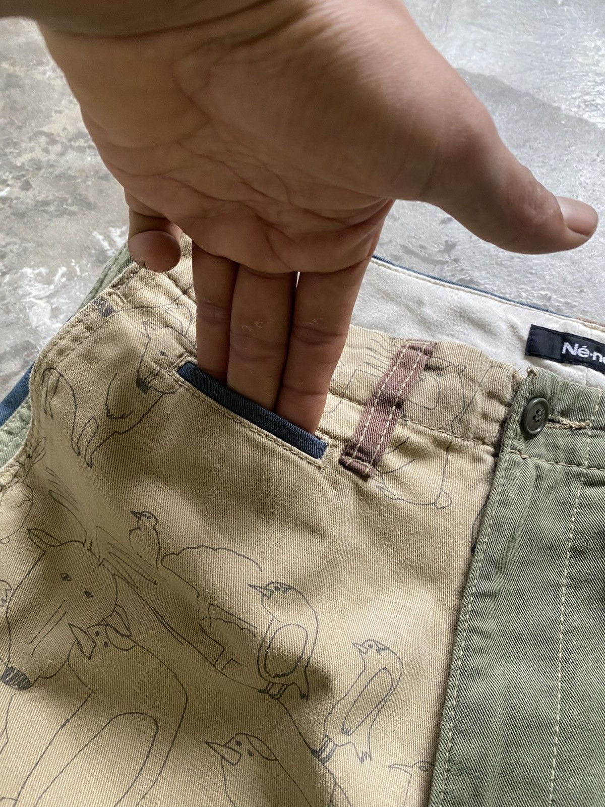 Issey Miyake × Ne-Net × Vintage Vintage Ne-Net By Issey Miyake 4 Tones Pants Size US 30 / EU 46 - 5 Thumbnail