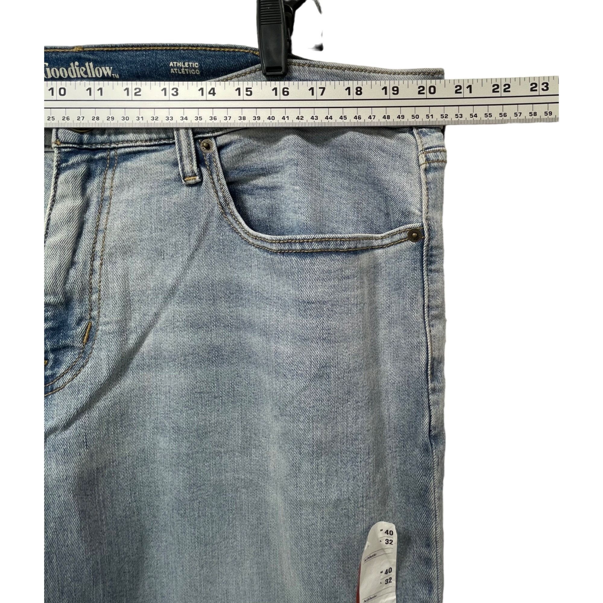 Other Goodfellow & Co - Men's Athletic Total Flex Jeans - Blue Was Size US 40 / EU 56 - 3 Thumbnail