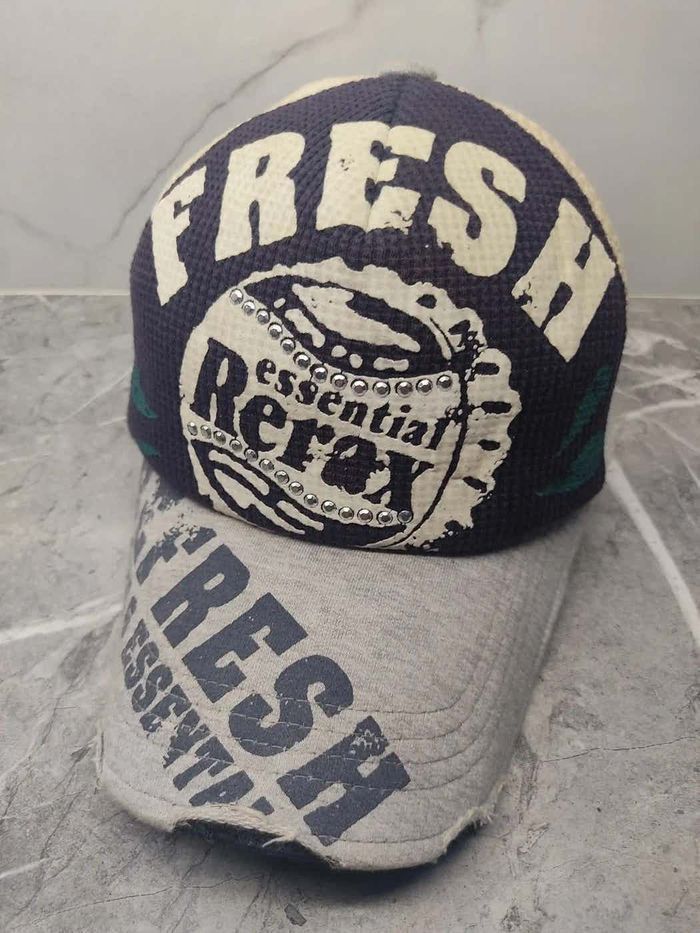 Japanese Brand Vintage Essential Rerax Distressed Style Trucker Hat Cap Size ONE SIZE - 1 Thumbnail