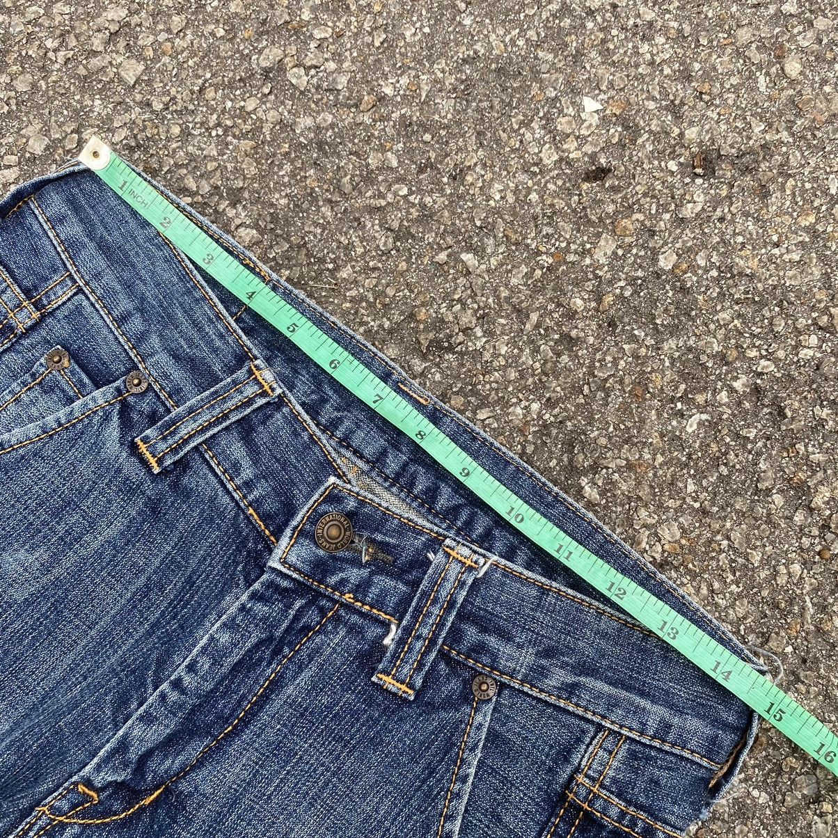 If Six Was Nine Flared Cargo Denim Brappers Boot Cut Jeans Low Rise Size US 28 / EU 44 - 9 Thumbnail
