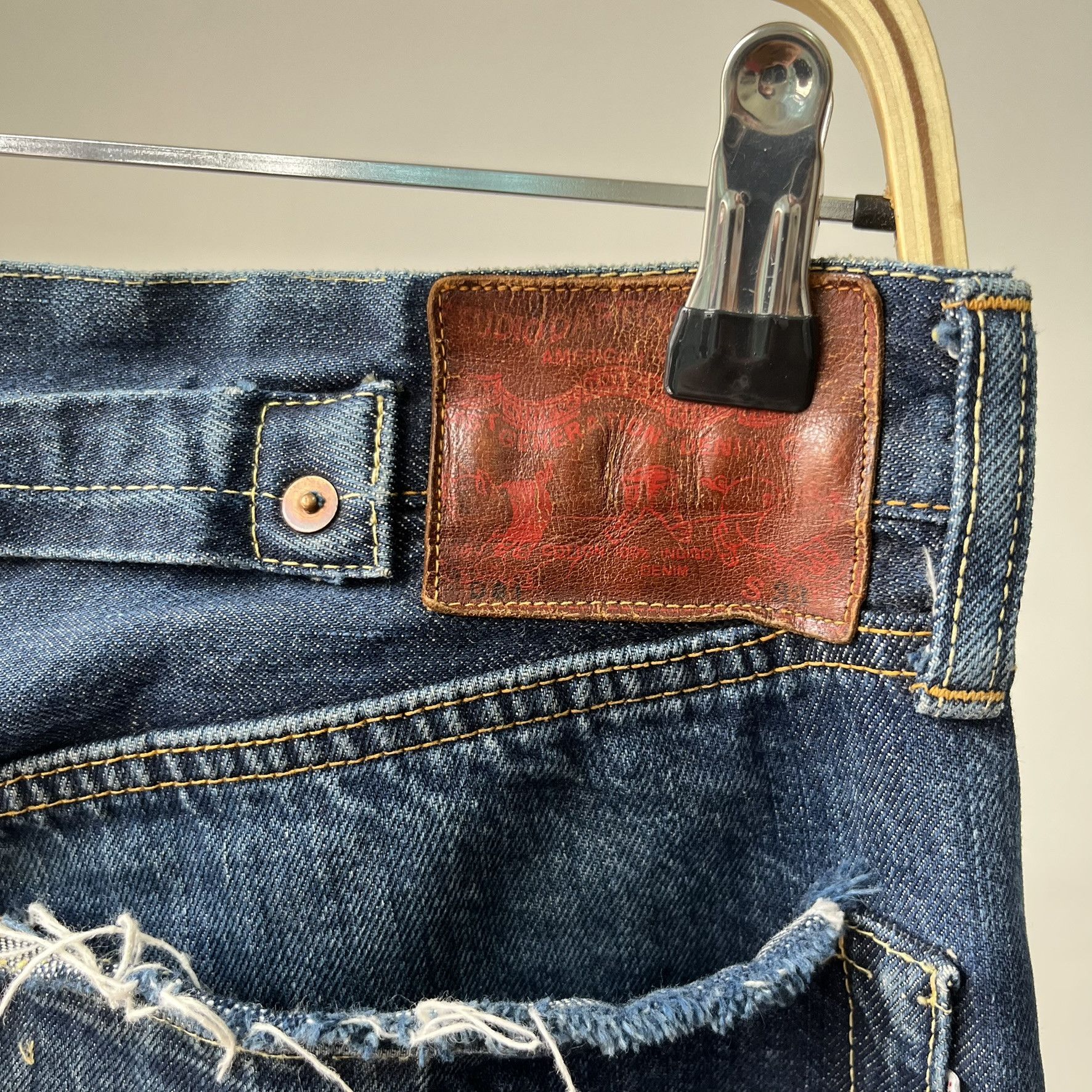 Studio D'Artisan Size 30x32 Vintage Studio D'artisan Redline Jeans S1488 Size US 30 / EU 46 - 13 Thumbnail