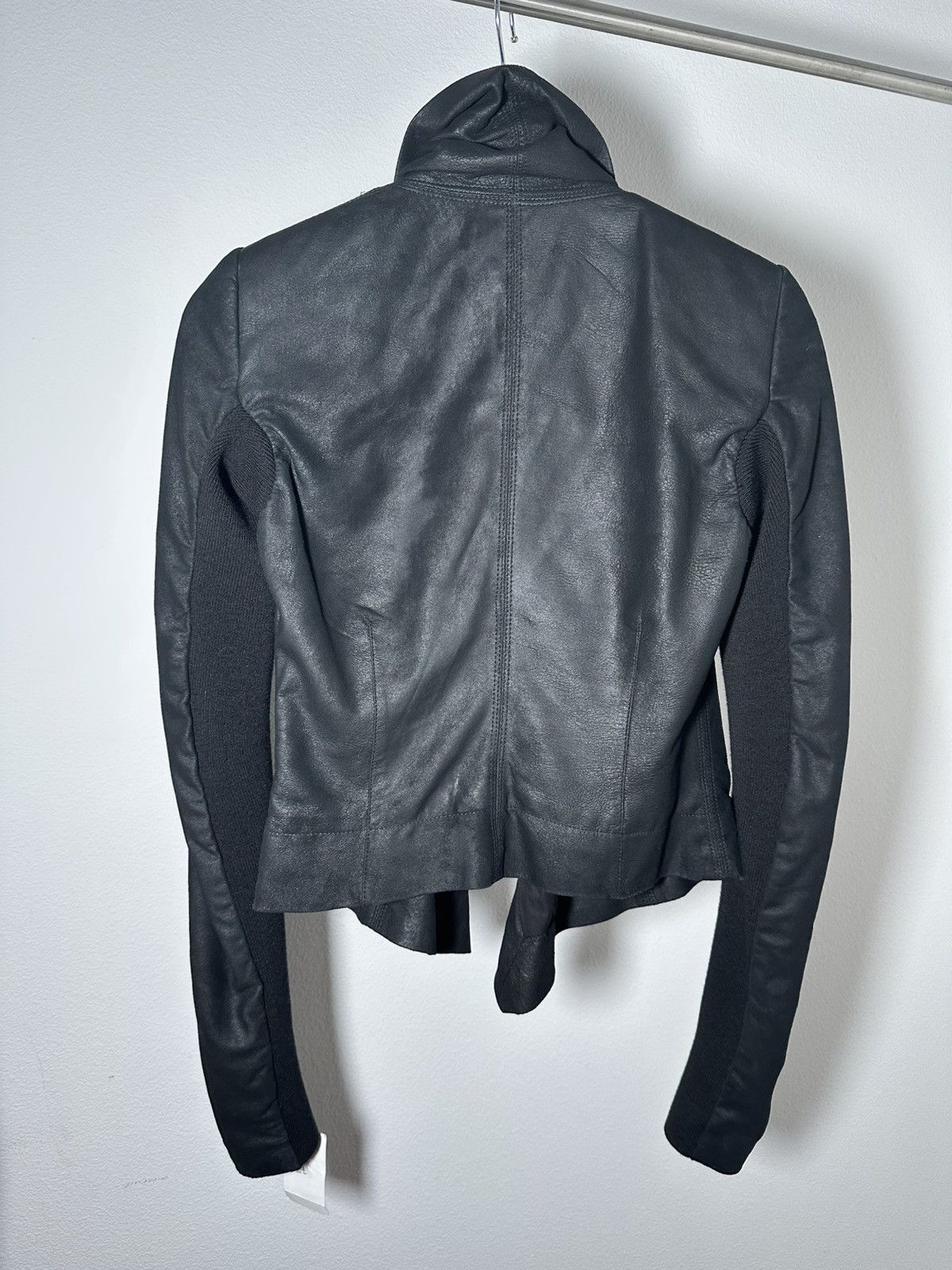 Rick Owens Rick Owens Leather Zip Up Jacket Size XS / US 0-2 / IT 36-38 - 7 Thumbnail